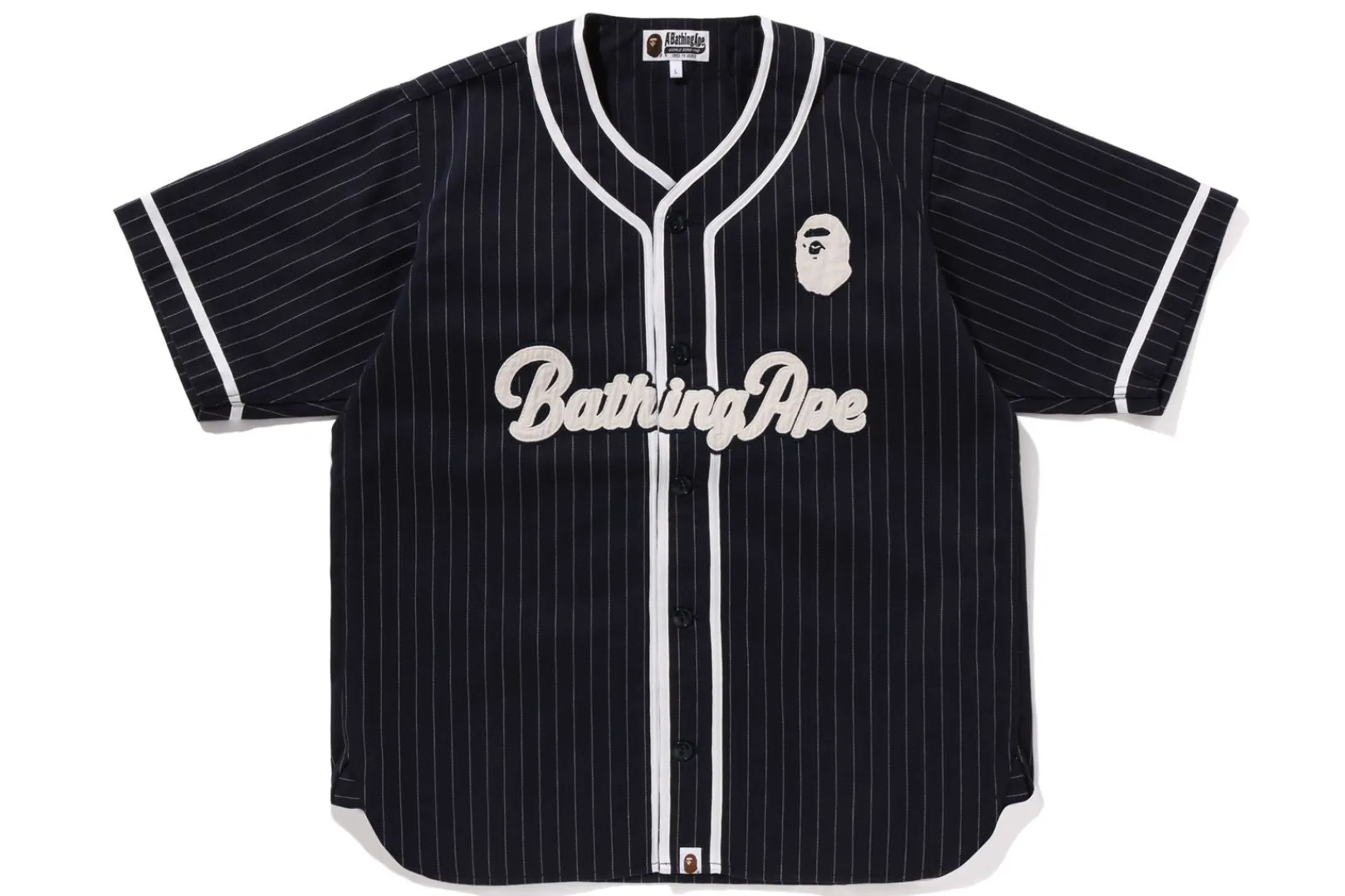 0ZX A BATHING APE BASEBALL SHIRT MENS Online