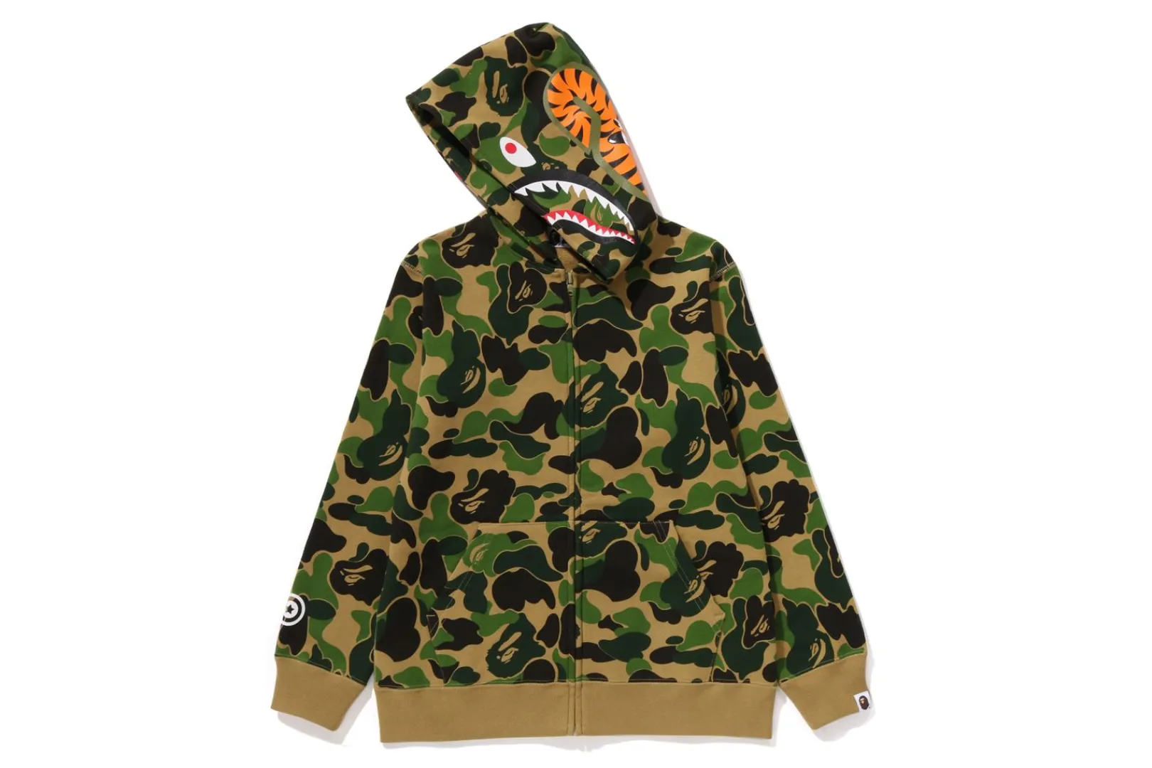 0ZX ABC CAMO SHARK ZIP HOODIE JUNIOR Best