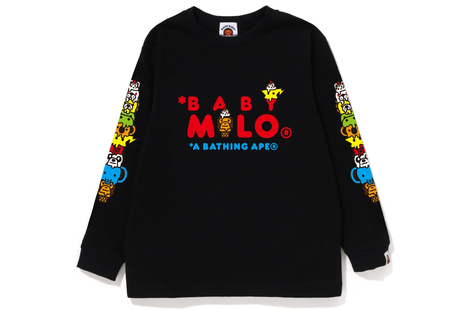 0ZX BABY MILO FRIENDS ICE CREAM L/S T-SHIRT KINDER Discount