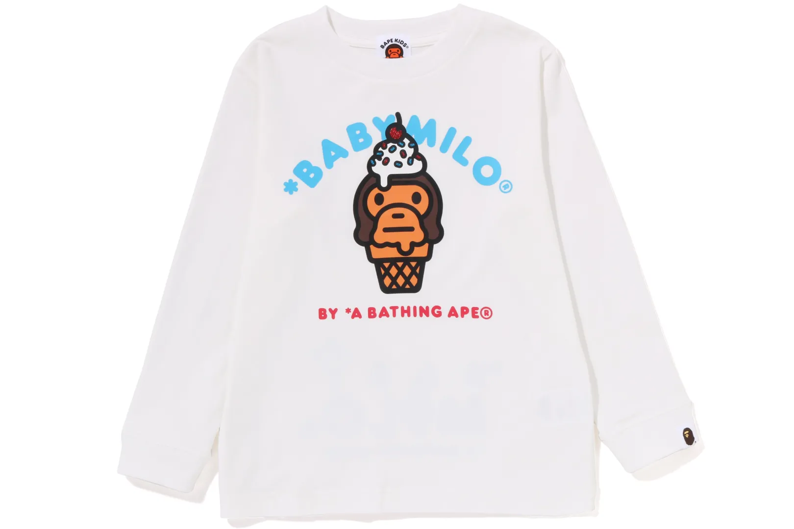0ZX BABY MILO ICE CREAM L/S T-SHIRT KIDS Discount