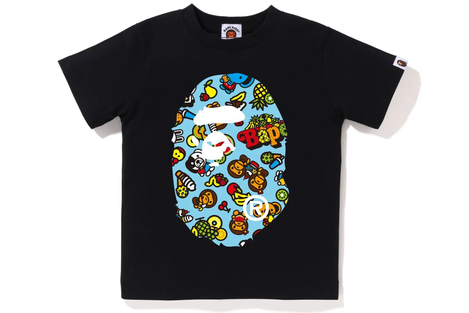 0ZX BABY MILO MIXED FRUIT BIG APE HEAD TEE KIDS Outlet