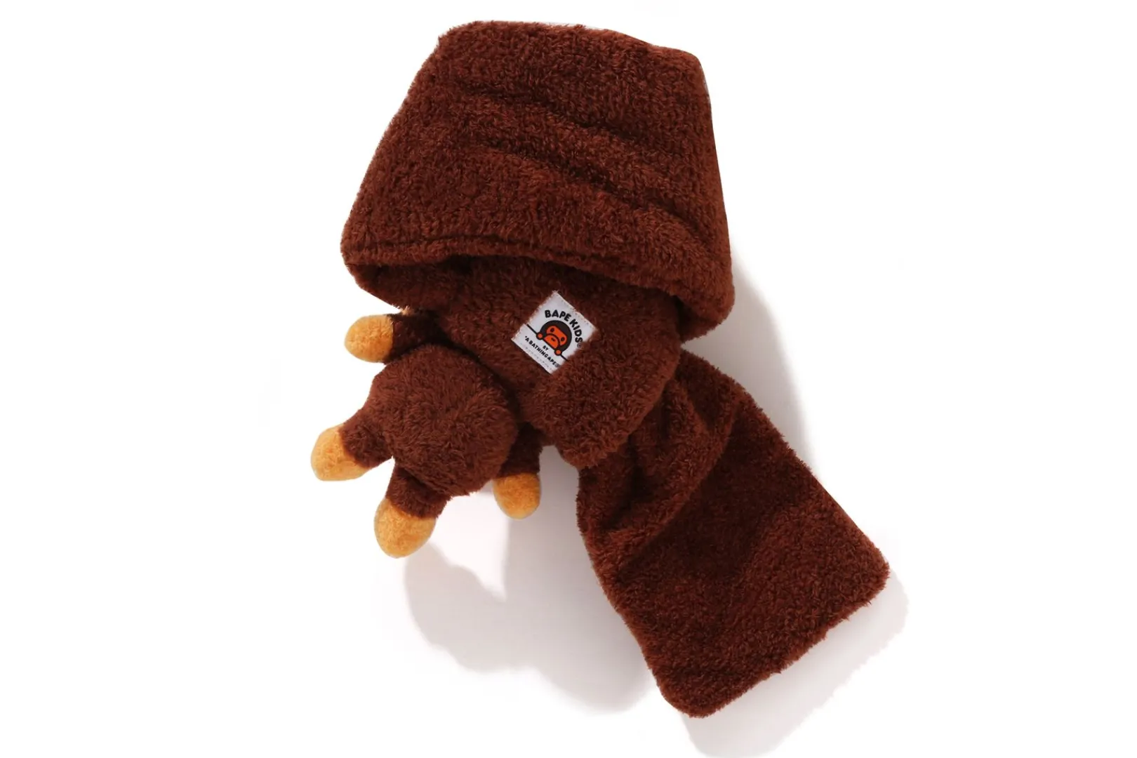 baby_milo_plush_doll_scarf_kids_2.webp 0ZX BABY MILO PLUSH DOLL SCARF KIDS BROWN Store