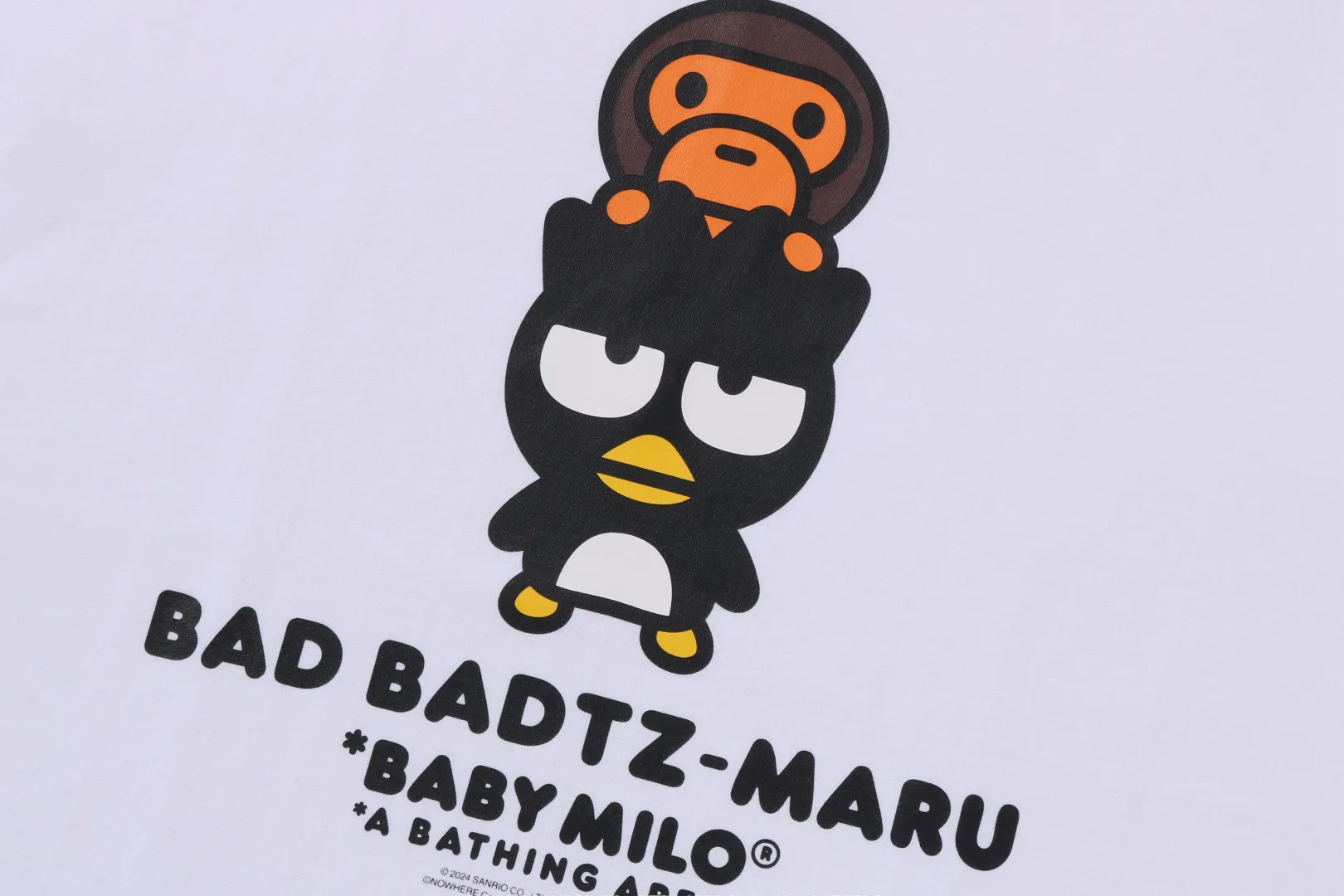 0ZX BABY MILO X BAD BADTZ-MARU - TEE KIDS WHITE Sale