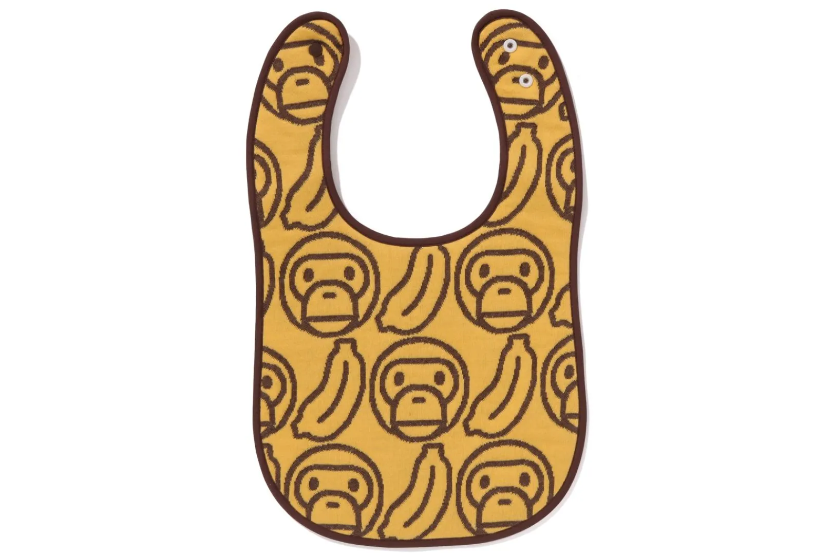 0ZX BANANA MILO KNIT JACQUARD BIB BABY YELLOW Clearance