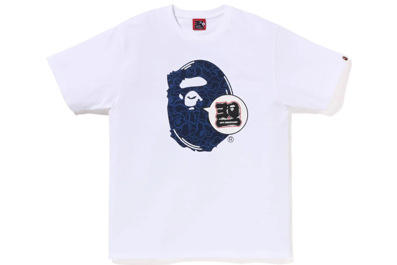0ZX BAPE 30. JAHRESTAG APE HEAD TEE HERREN Cheap