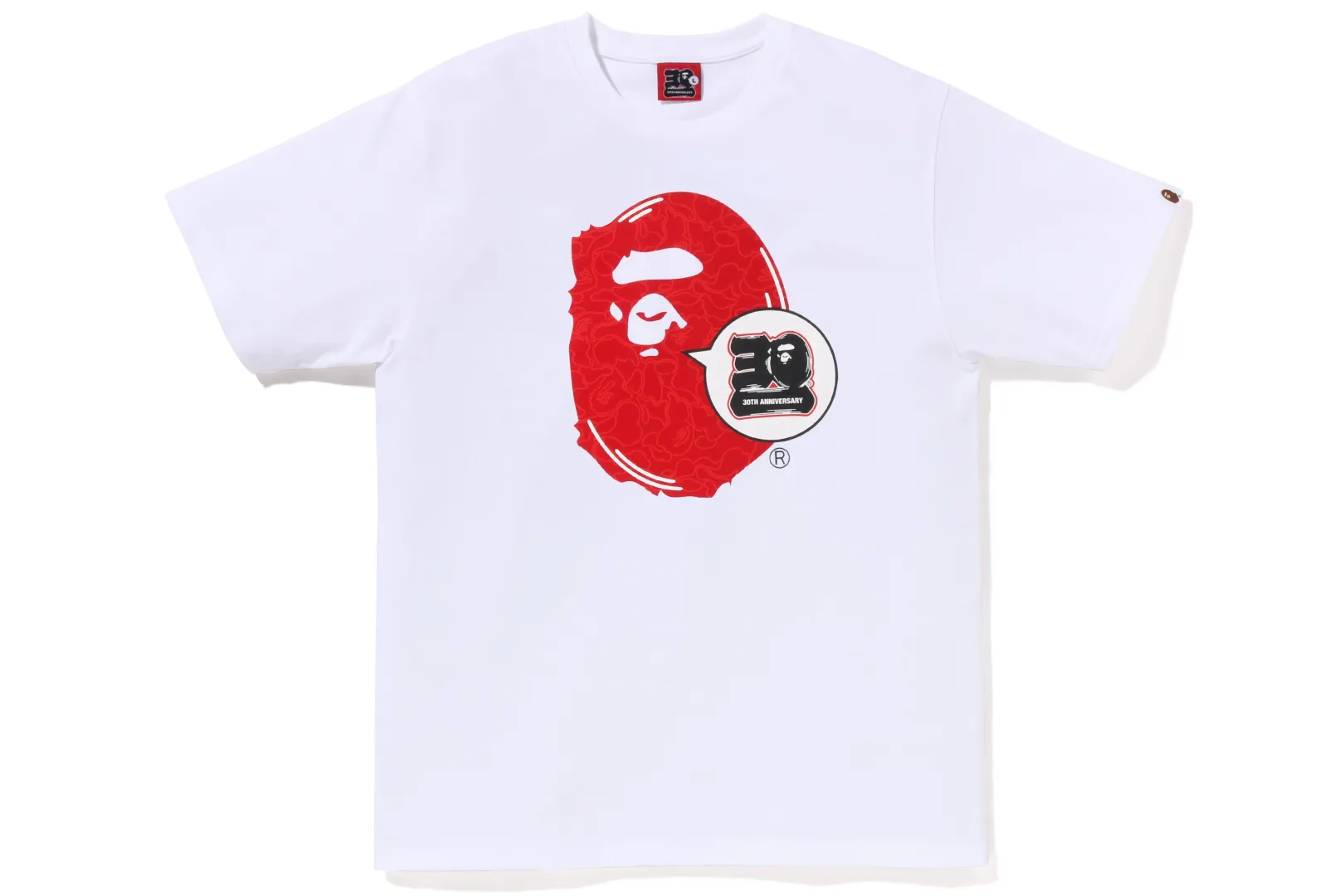 0ZX BAPE 30. JAHRESTAG APE HEAD TEE HERREN Cheap