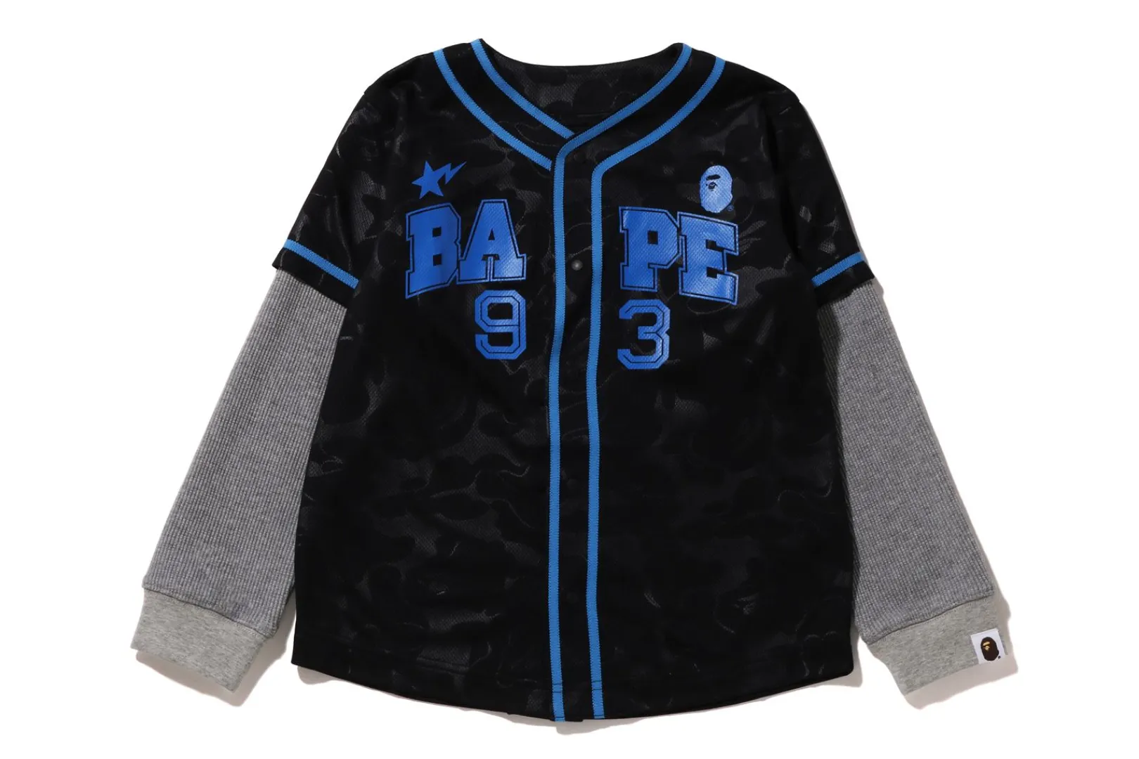 0ZX BAPE BASEBALLSHIRT FÜR KINDER Shop