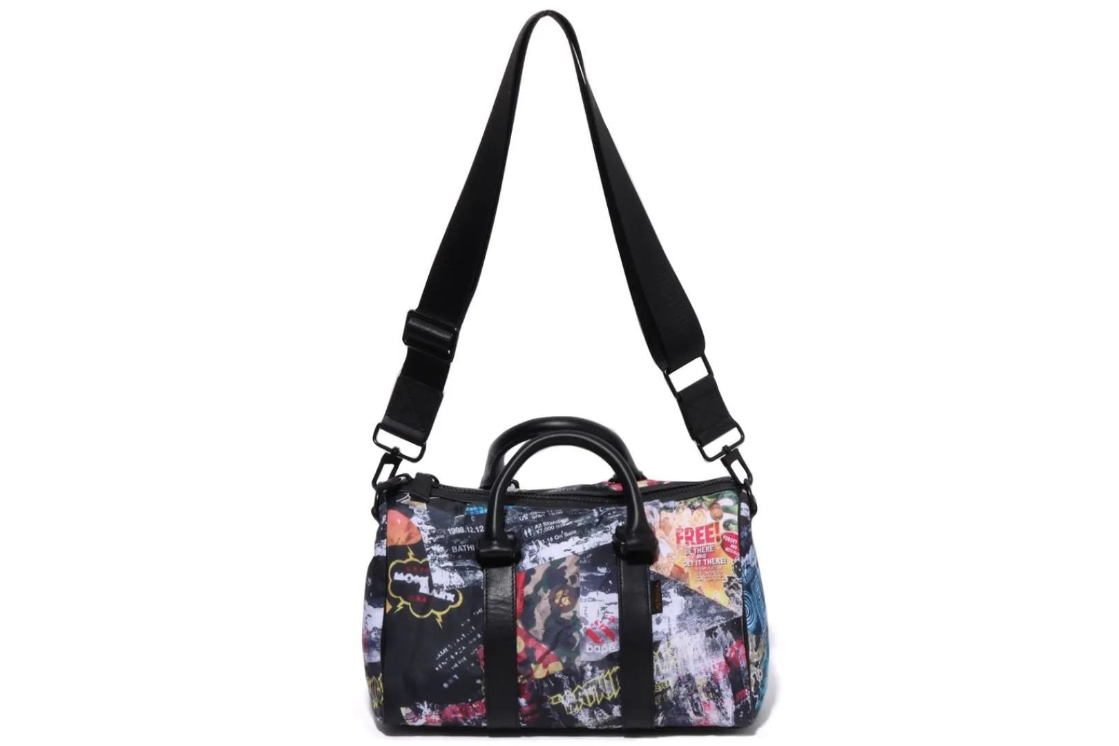 0ZX BAPE FLYER PATTERN MINI BOSTON BAG MULTI Best Sale