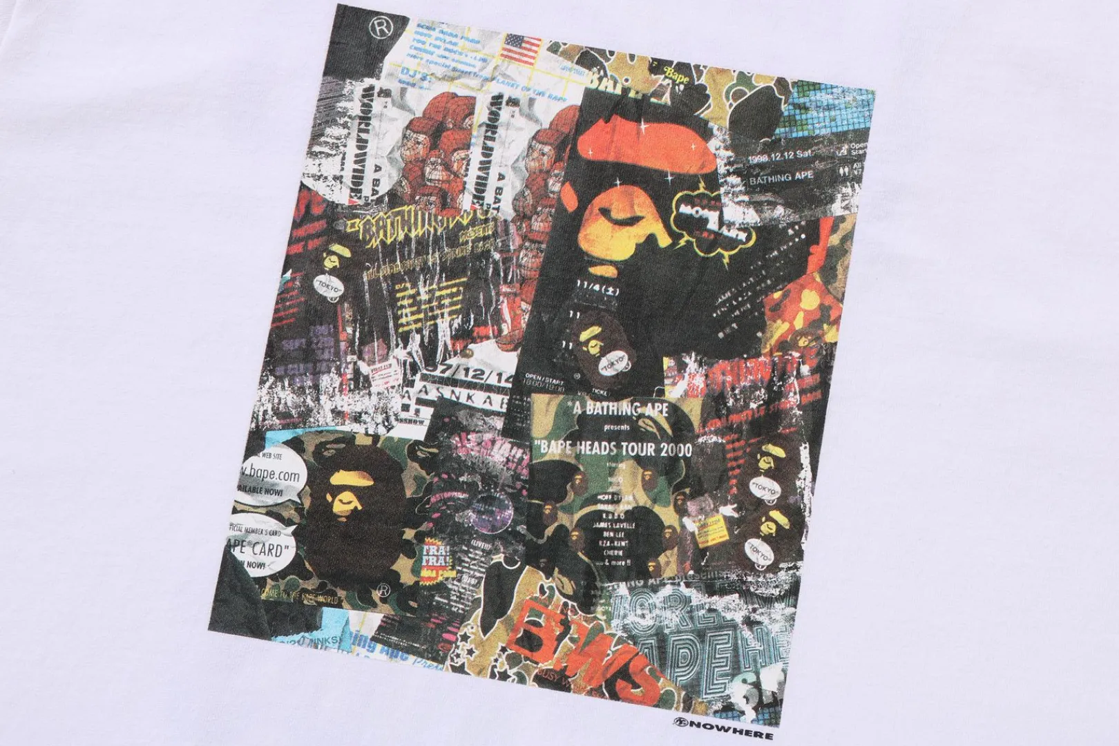 bape_flyer_pattern_print_tee_mens_8.webp 0ZX BAPE FLYER PATTERN PRINT TEE MENS Flash Sale