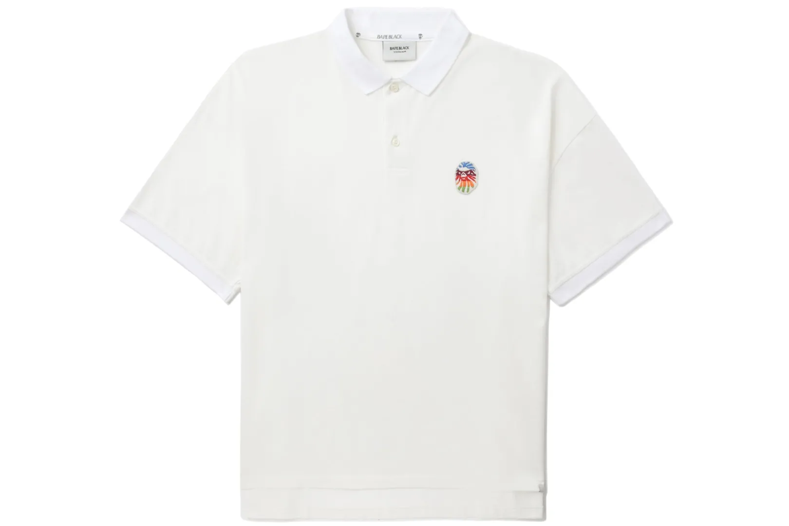 bape_schwarzes_poloshirt_mit_regenbogenmuster_6.webp BBK BAPE SCHWARZES POLOSHIRT MIT REGENBOGENMUSTER Best Sale