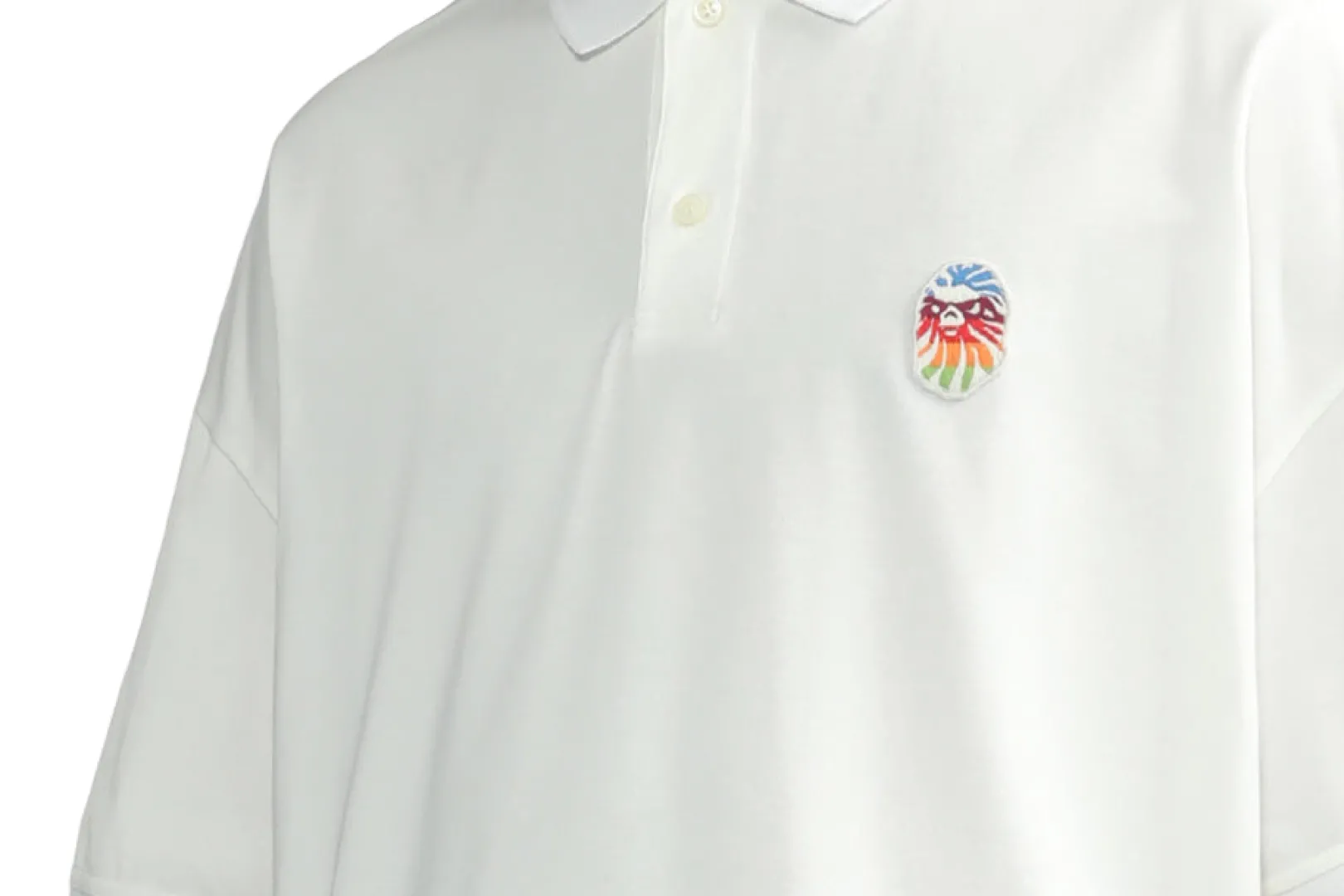 bape_schwarzes_poloshirt_mit_regenbogenmuster_8.webp BBK BAPE SCHWARZES POLOSHIRT MIT REGENBOGENMUSTER Best Sale