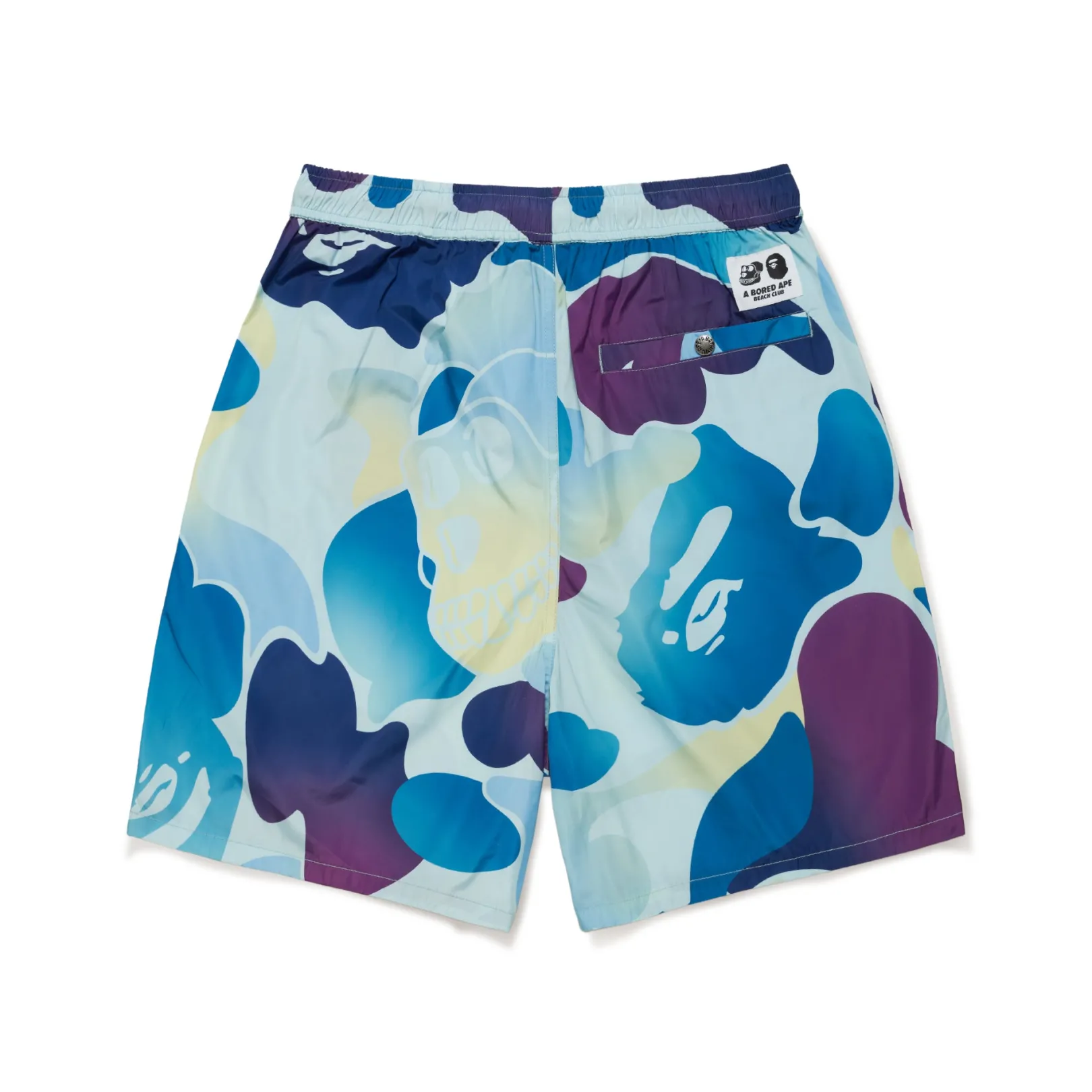 0ZX BAPE X BAYC - WATER SHORTS MENS BLUE Cheap