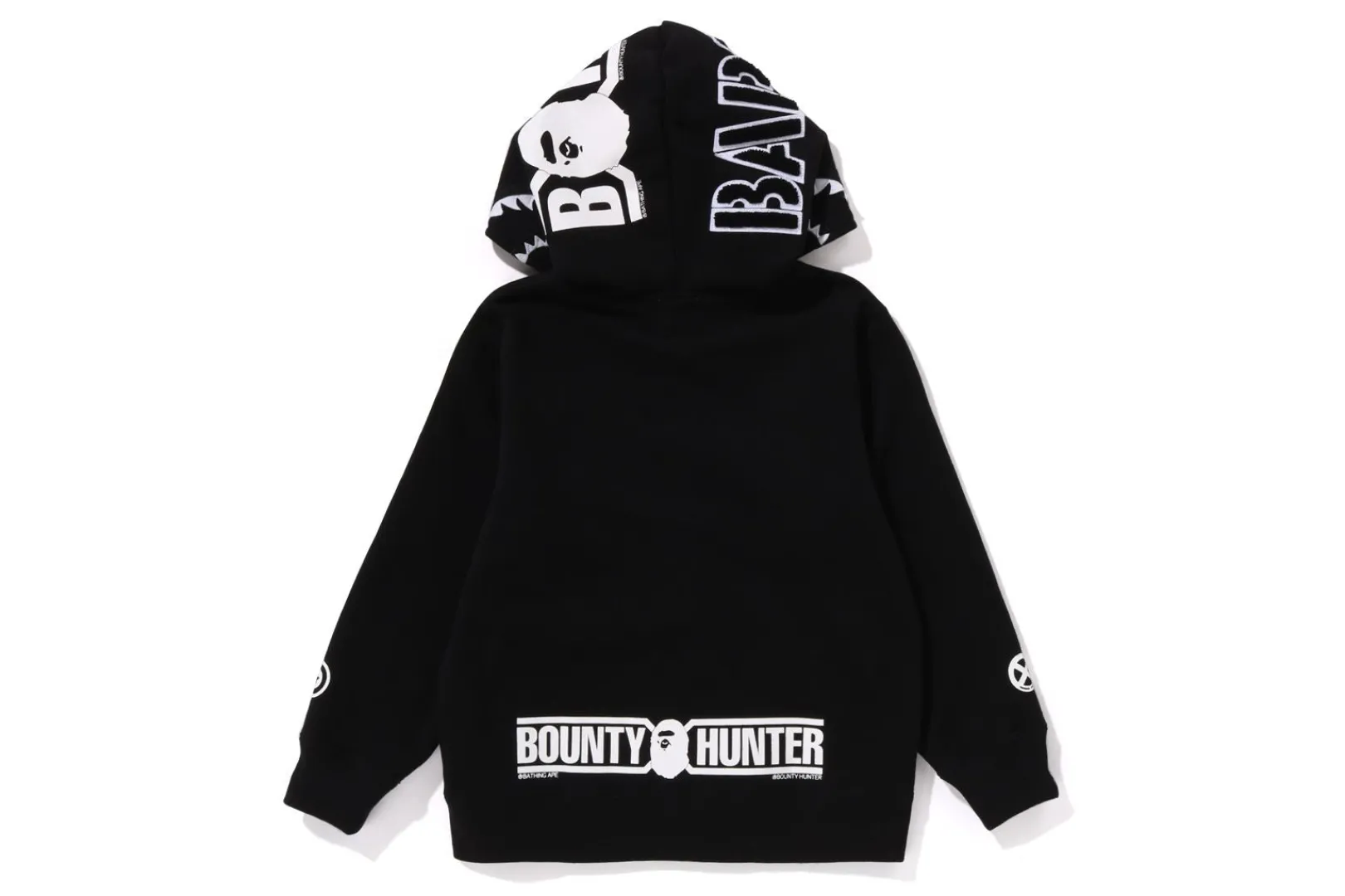 bape_x_bounty_hunter__mad_shark_full_zip_hoodie_kids_3.webp 0ZX BAPE X BOUNTY HUNTER - MAD SHARK FULL ZIP HOODIE KIDS BLACK Best Sale