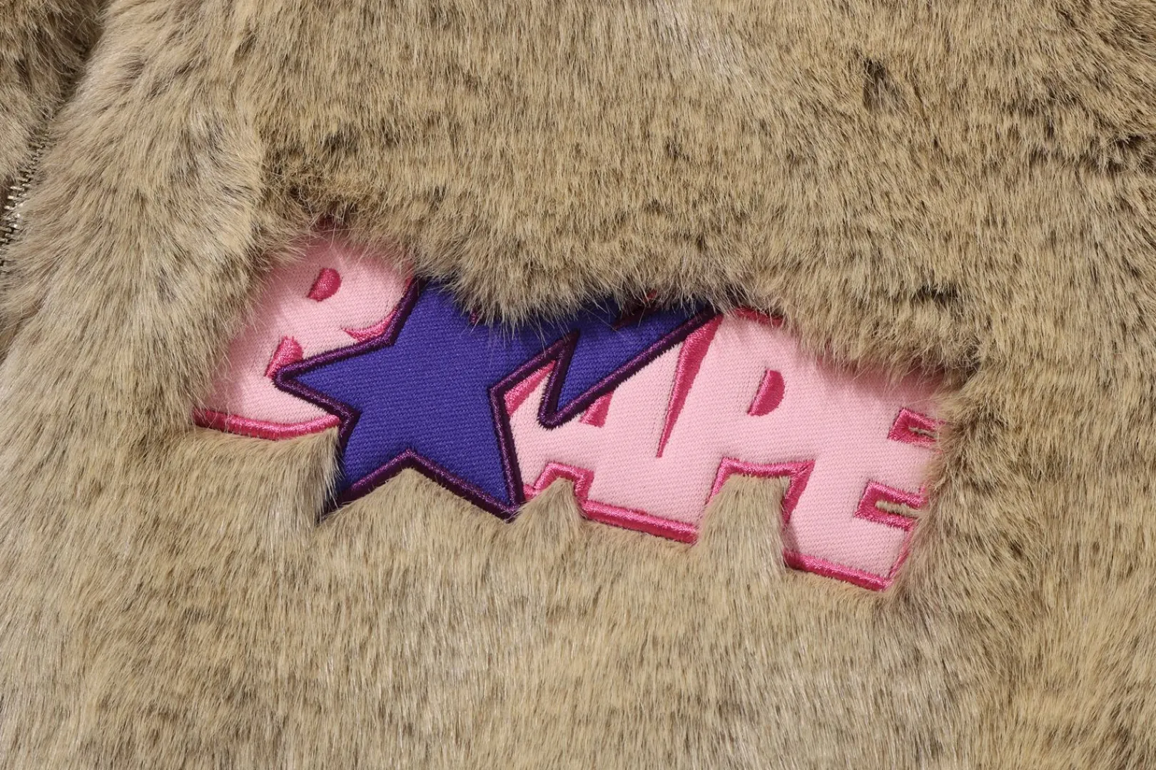 bape_x_cactus_jack_x_don_toliver_faux_fur_jacket_mens_3.webp 0ZX BAPE X CACTUS JACK X DON TOLIVER FAUX FUR JACKET MENS BEIGE Discount