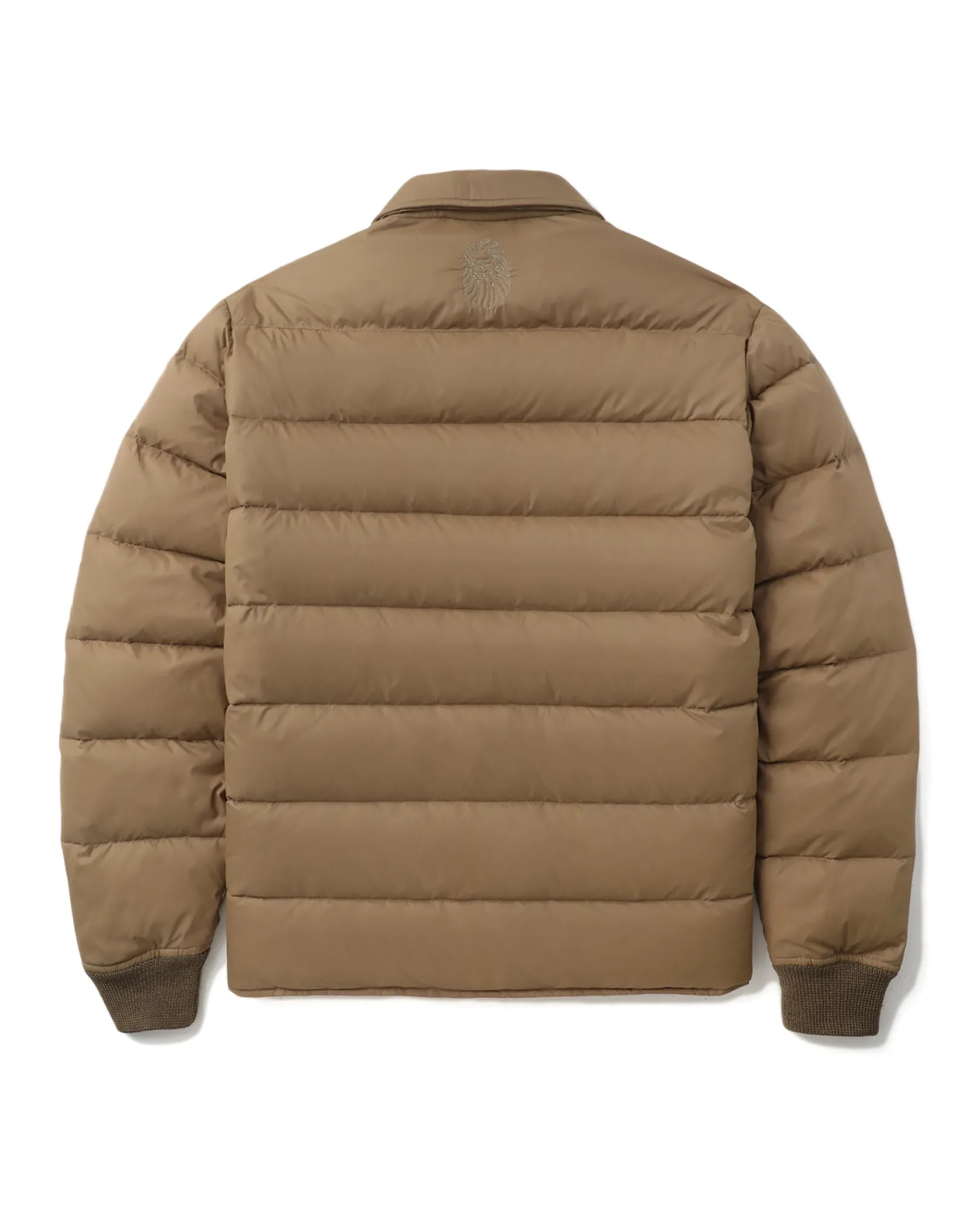 BBK DNJK7605ML/BAPE SCHWARZE DAUNENJACKE MIT REISSVERSCHLUSS M BEIGE Sale