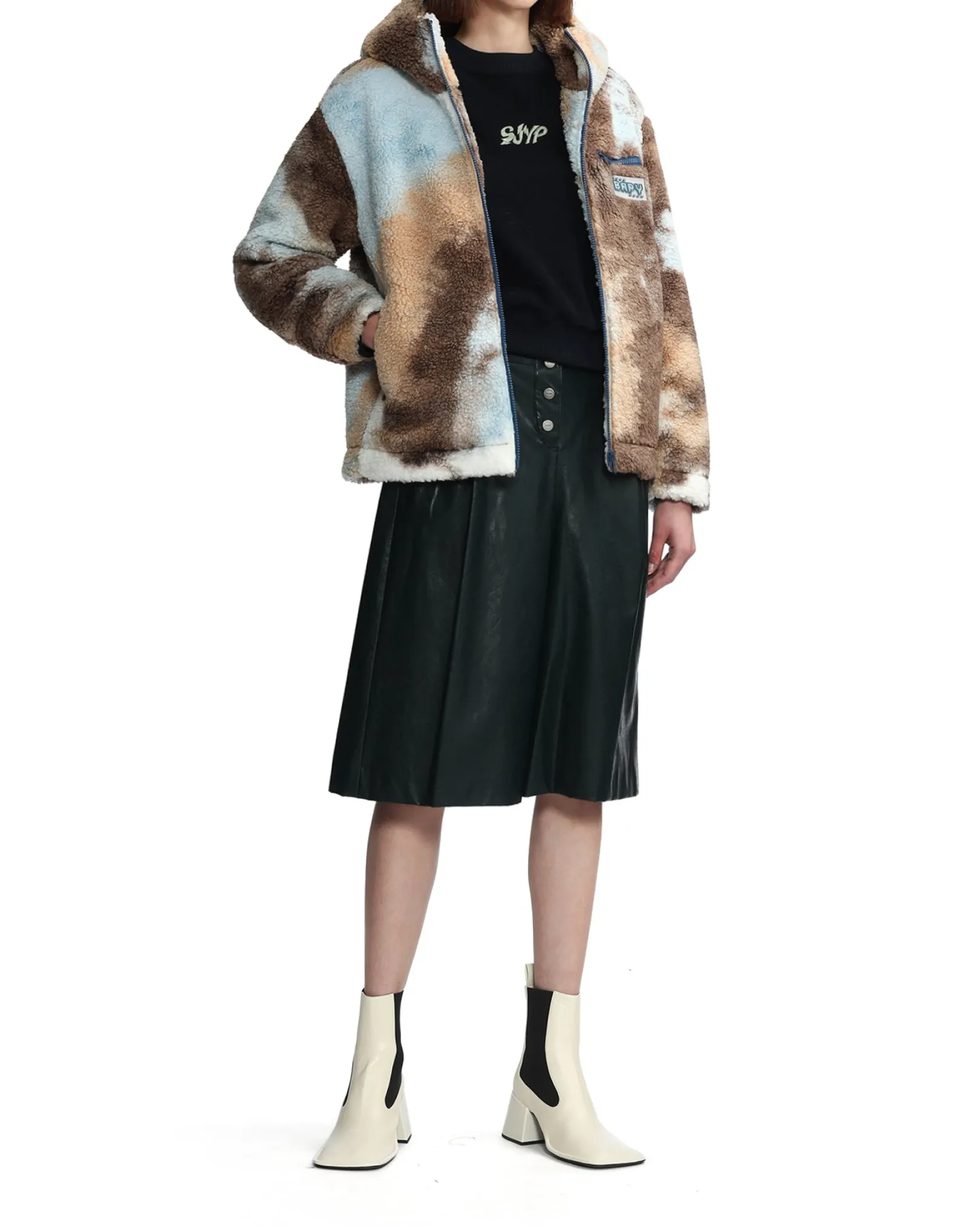 BPY JKJK7233XJ/MEHRFARBIGE FLEECEJACKE L MULTI Best