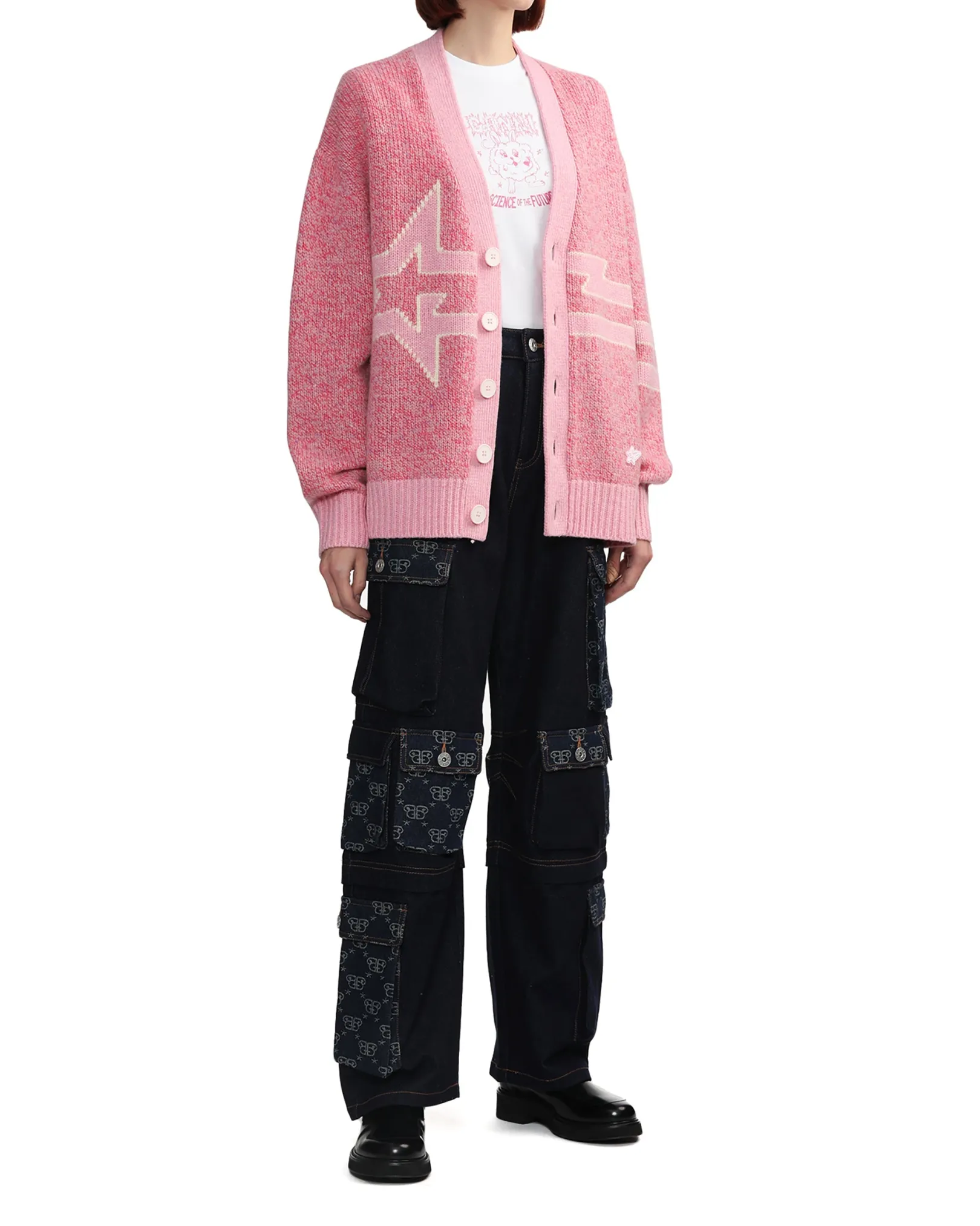 BPY JNJN6297XL/BAPY MONOGRAM CARGO-JEANS L DUNKELBLAU Clearance