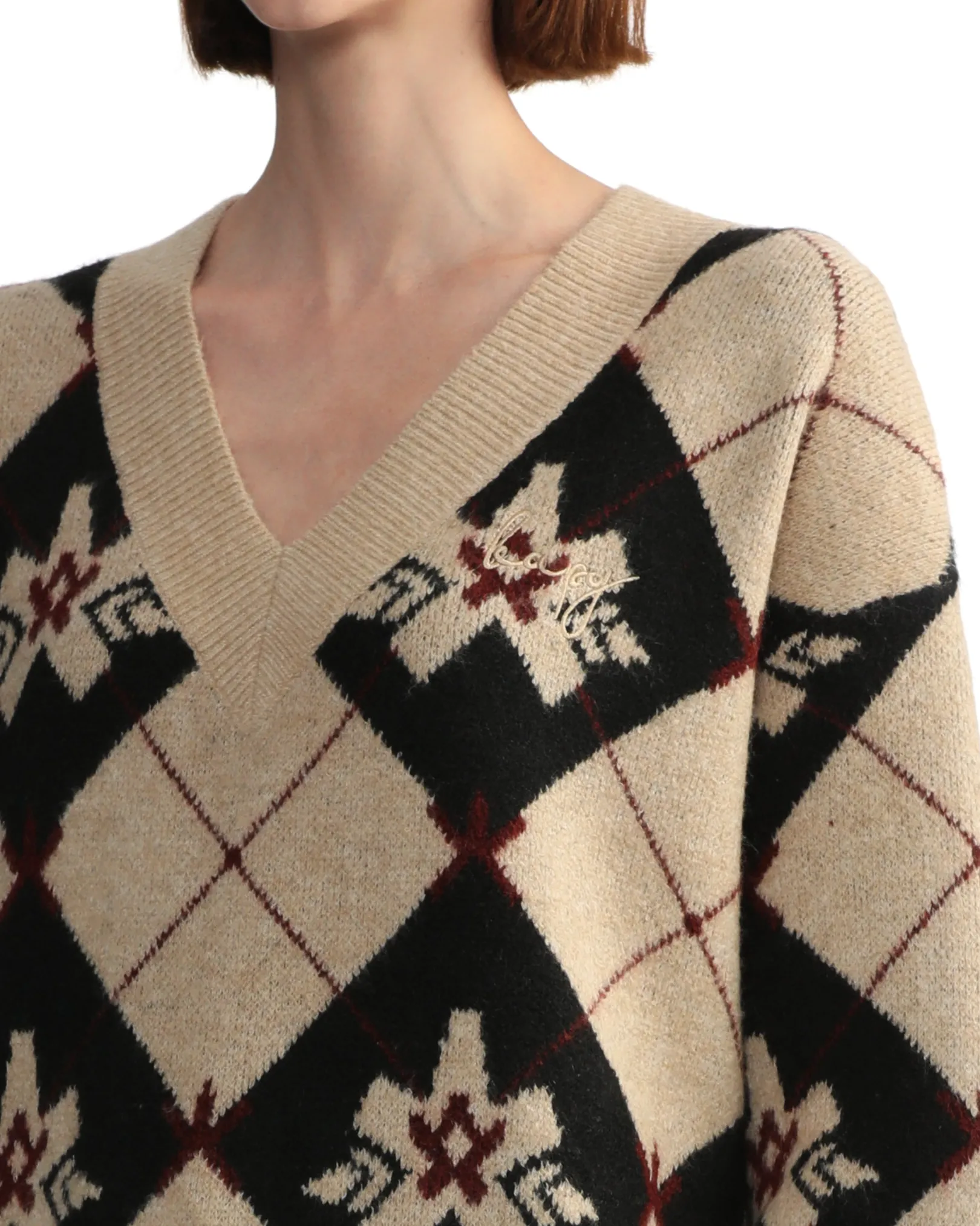 bpyknknxlbapy_karierter_pullover_l_4.webp BPY KNKN4227XL/BAPY KARIERTER PULLOVER L BEIGE Online
