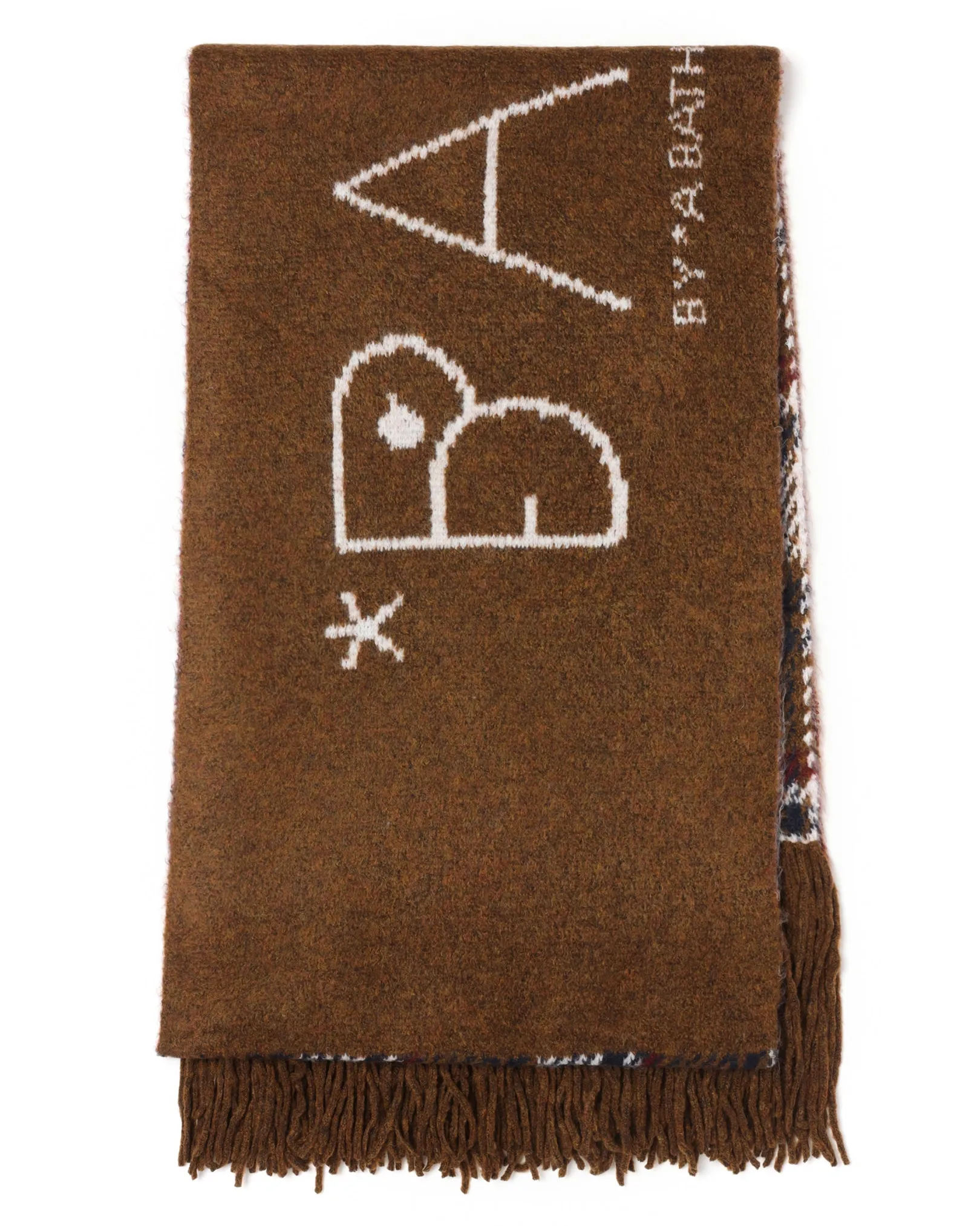 BPY SFAC0090XL/BAPY KARIERTER SCHAL L BEIGE New