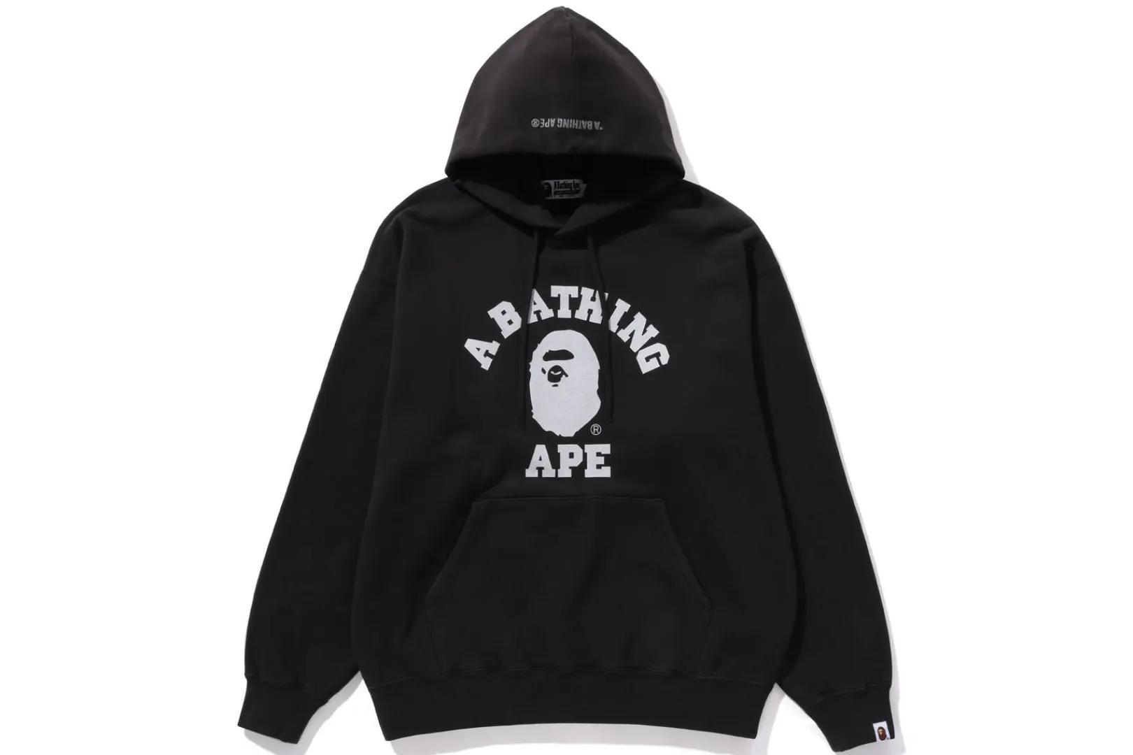 0ZX COLLEGE-KAPUZENPULLOVER MIT ÜBERFÄRBUNG Cheap