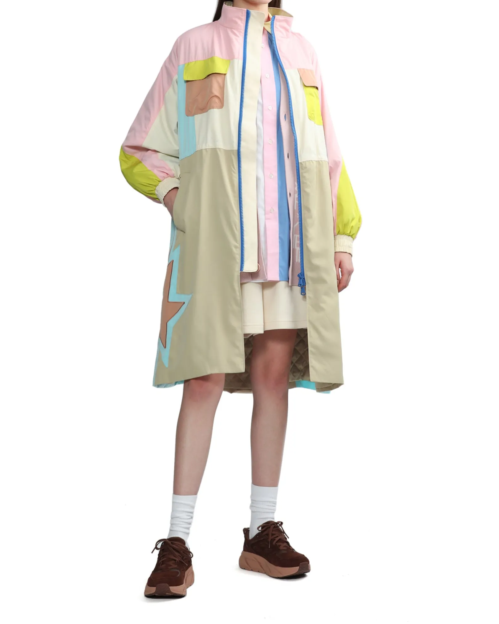 BPY COLOR BLOCK SHIRT LADIES MULTI Clearance