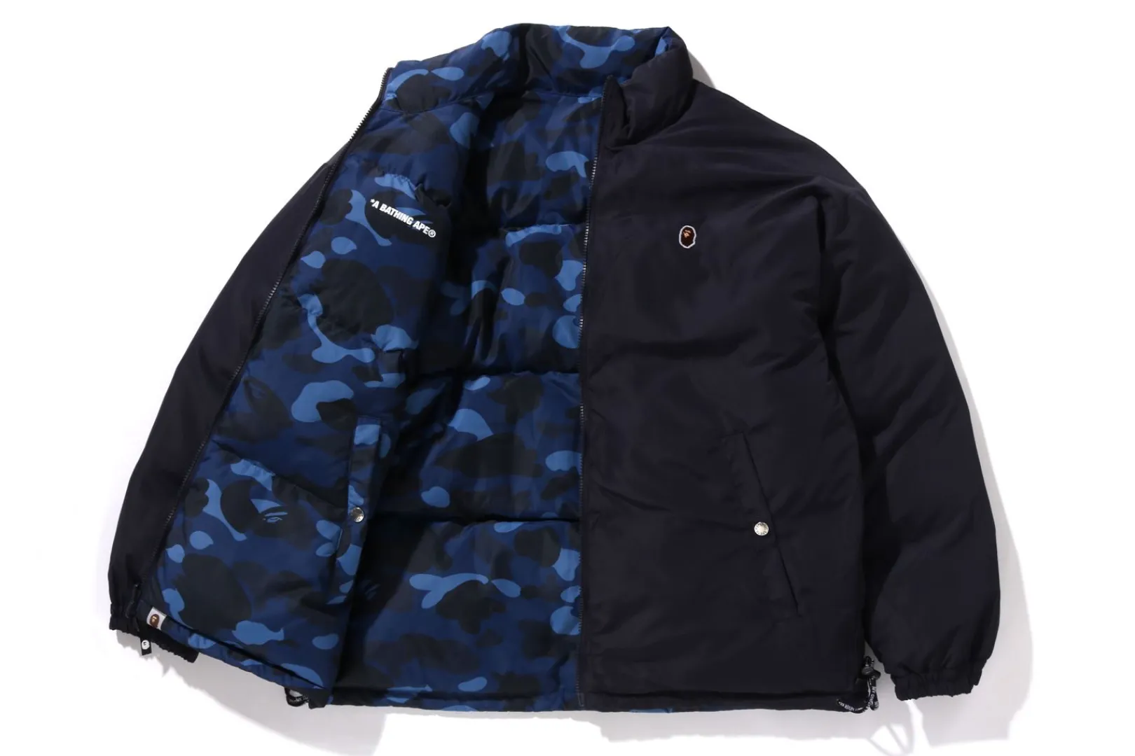 0ZX COLOR CAMO REVERSIBLE DOWN JACKET MENS Flash Sale