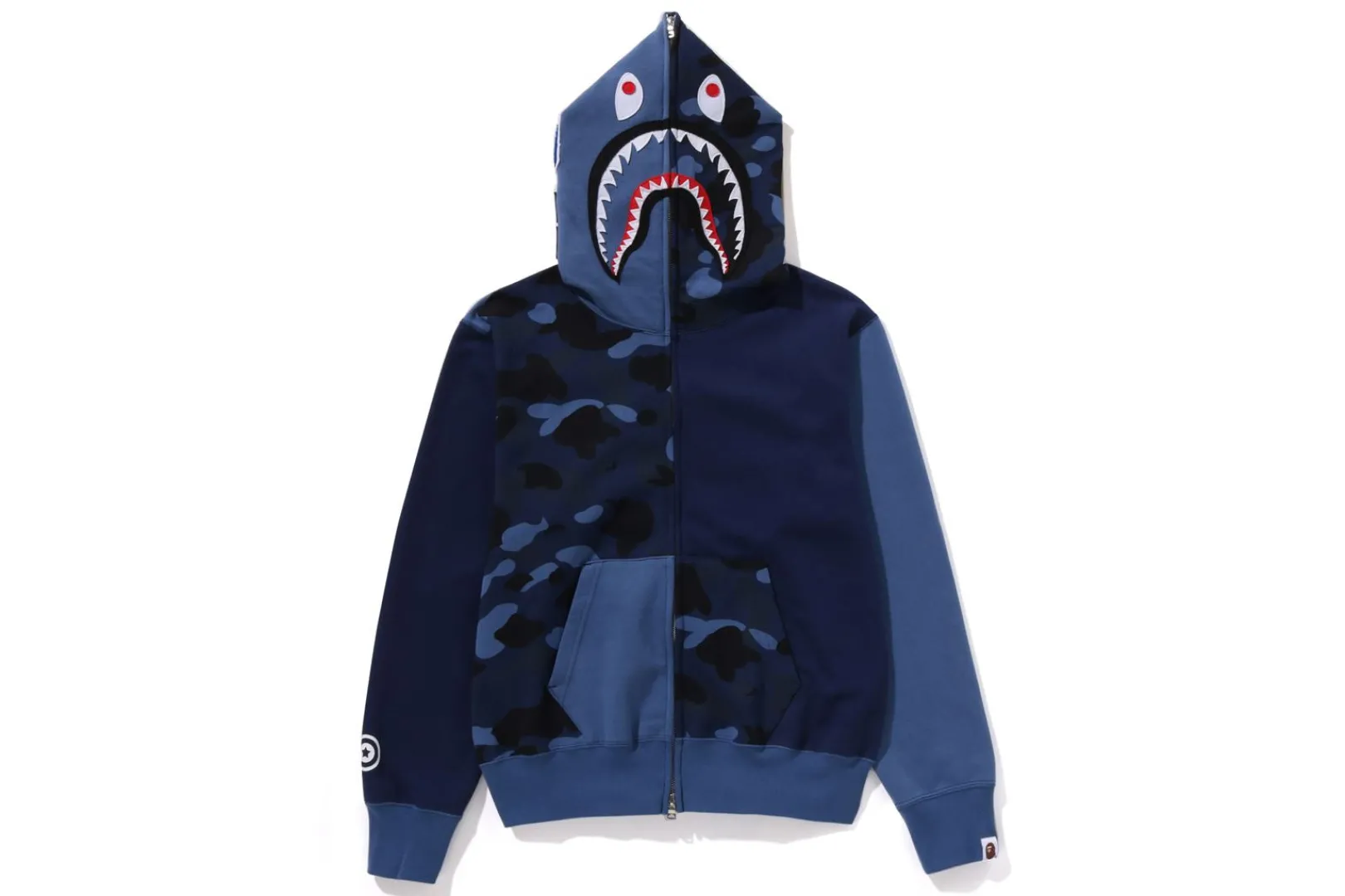 0ZX COLOR CAMO SHARK FULL ZIP HOODIE LADIES Outlet