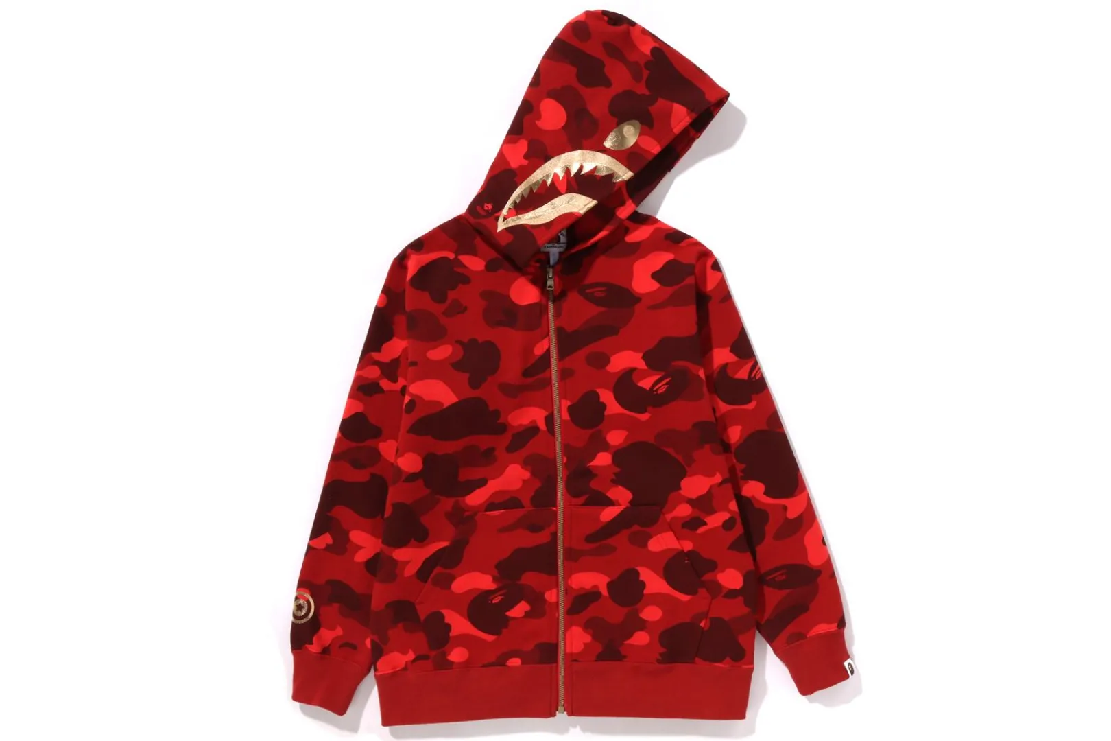 0ZX COLOR CAMO SHARK ZIP HOODIE JUNIOR Fashion