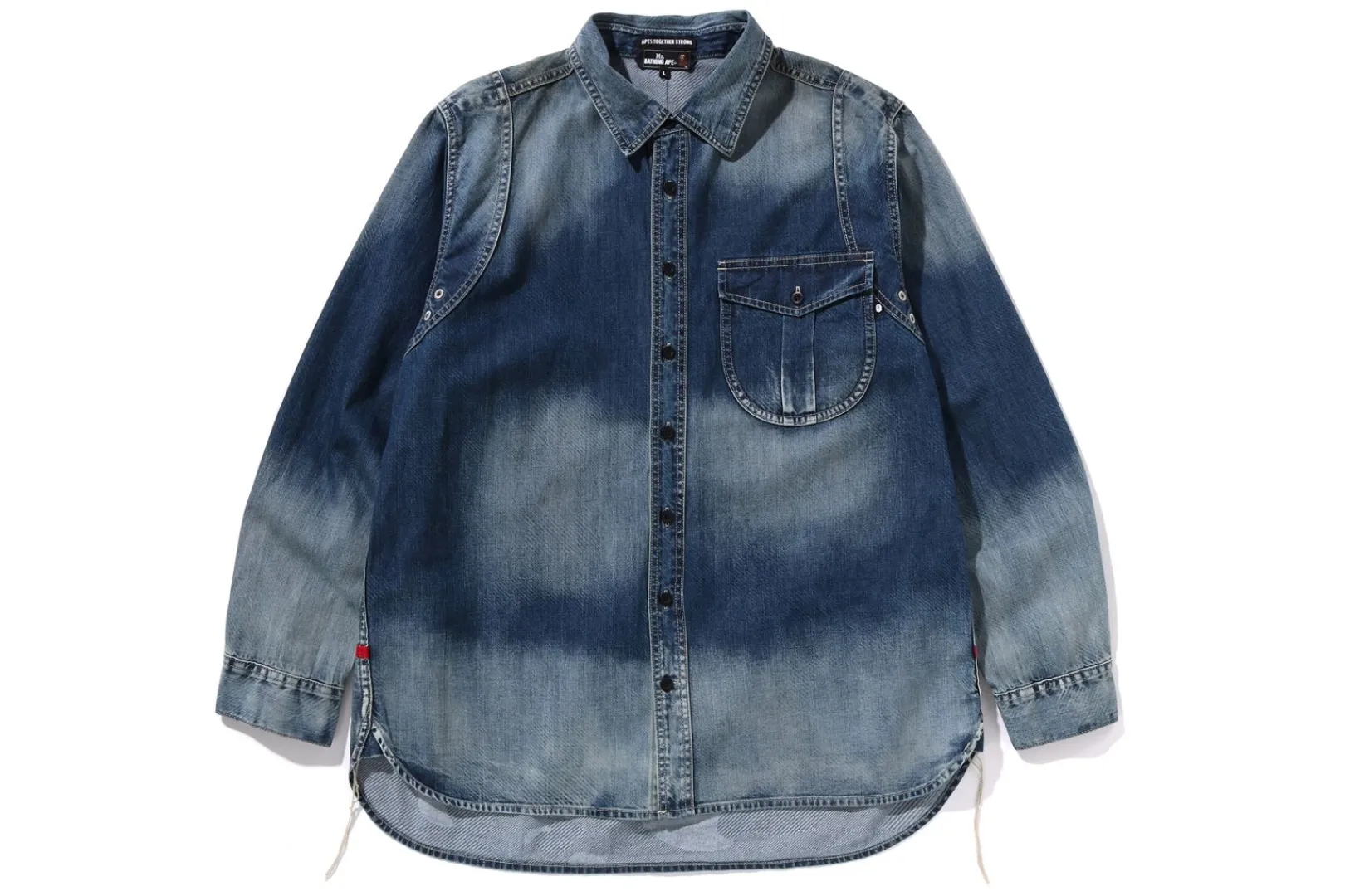 MRB DENIM L/S SHIRT MENS BLUE Best