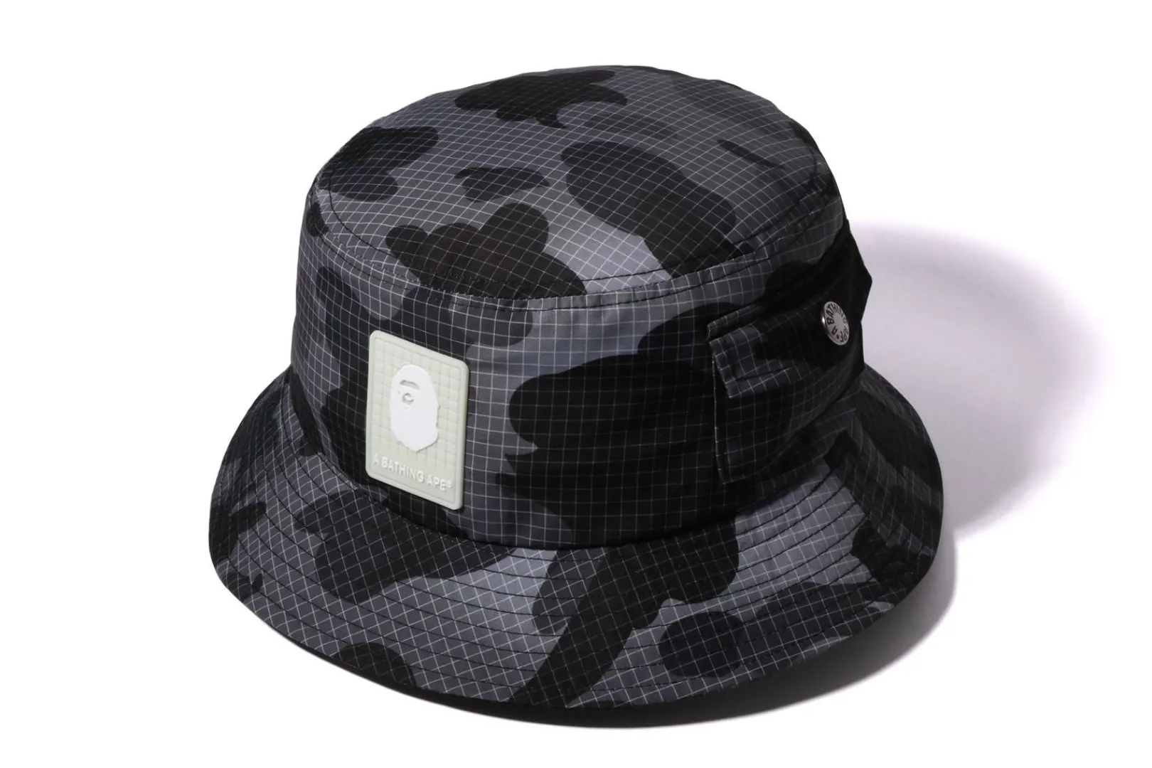 0ZX Fischerhut mit Gittertarnmuster Fashion
