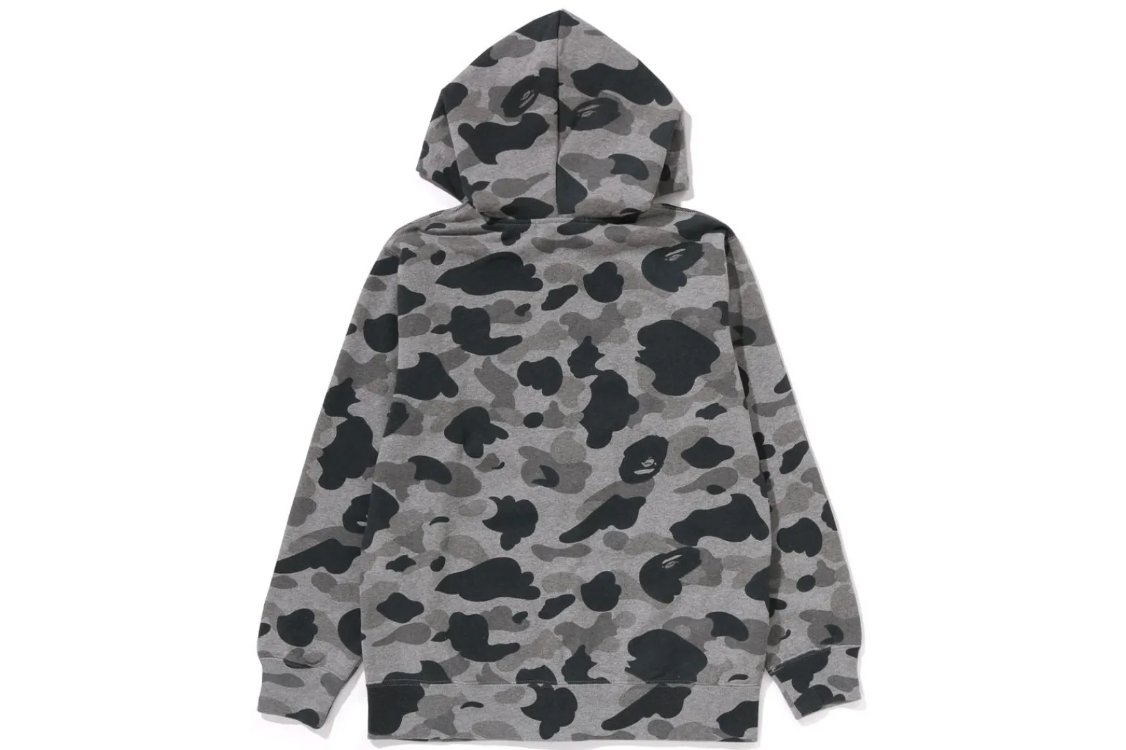 0ZX HEATHER GRAY CAMO ZIP HOODIE JUNIOR GREY Discount