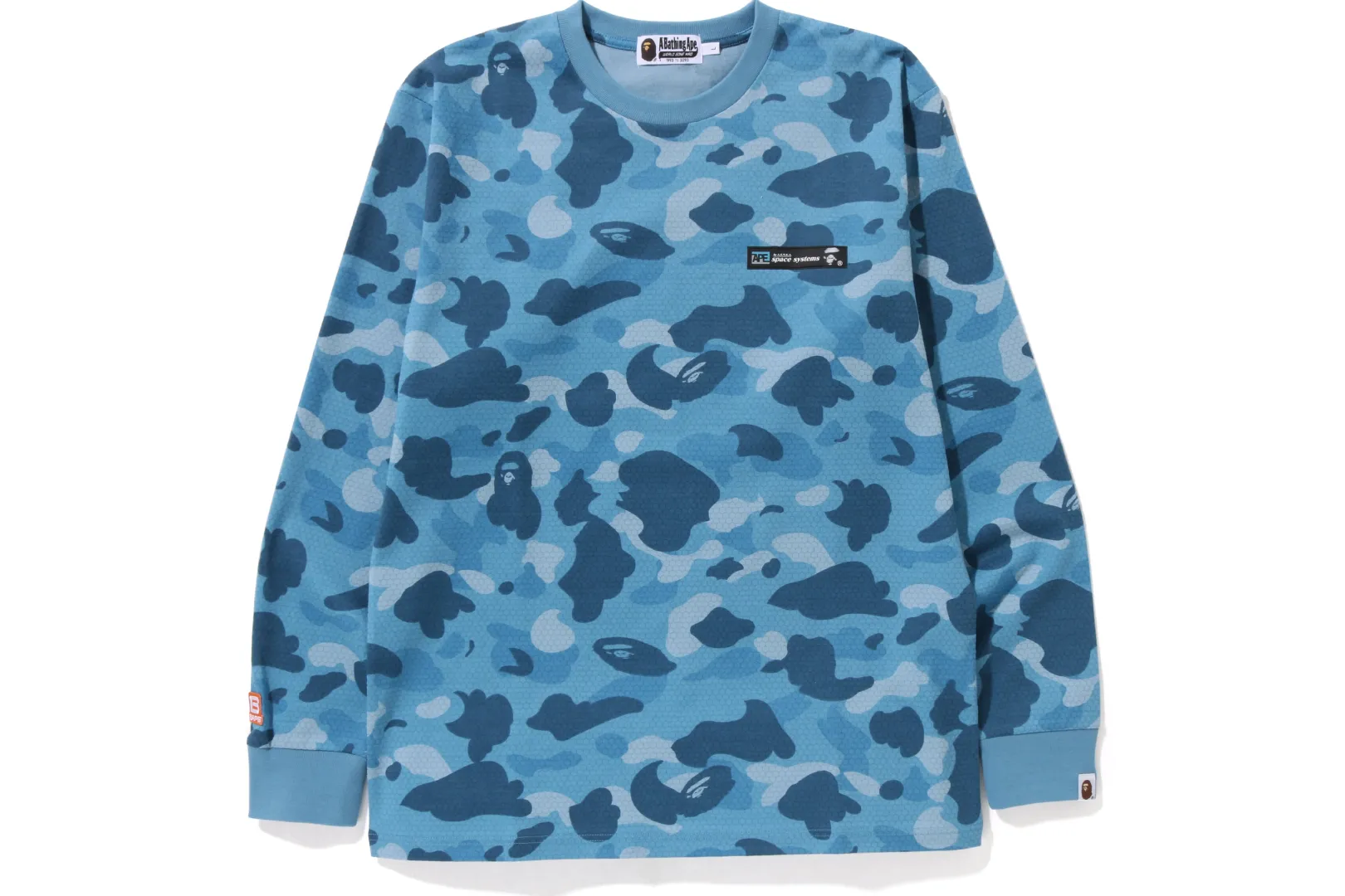 0ZX HONEYCOMB CAMO LANGARM-T-SHIRT Sale