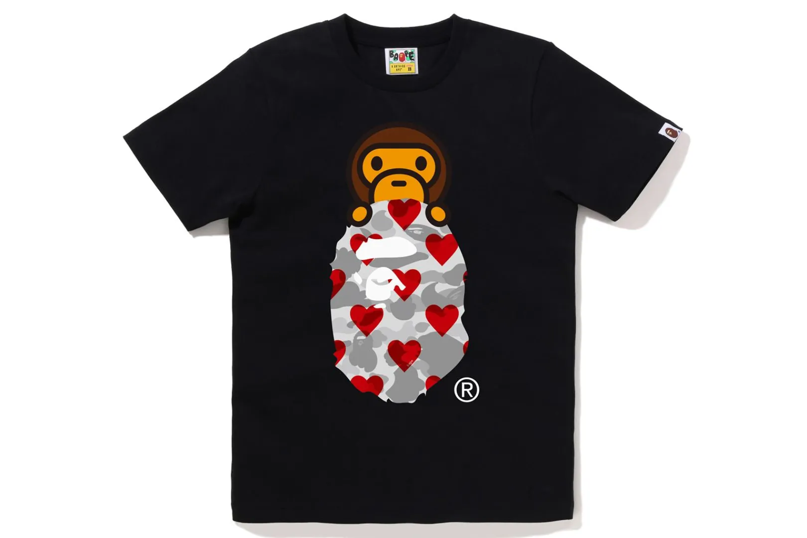 0ZX I LOVE BAPE MILO ON APE HEAD TEE LADIES Cheap