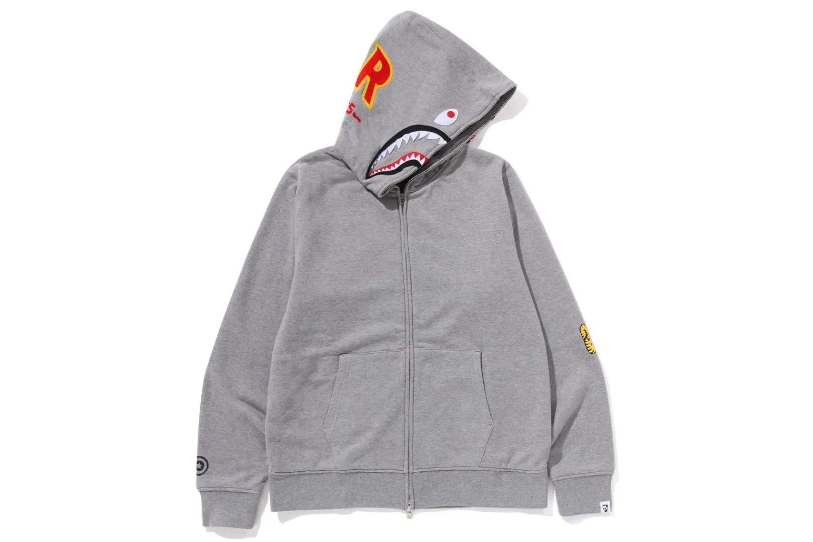 0ZX 2ND SHARK FULL ZIP HOODIE MENS Fashion