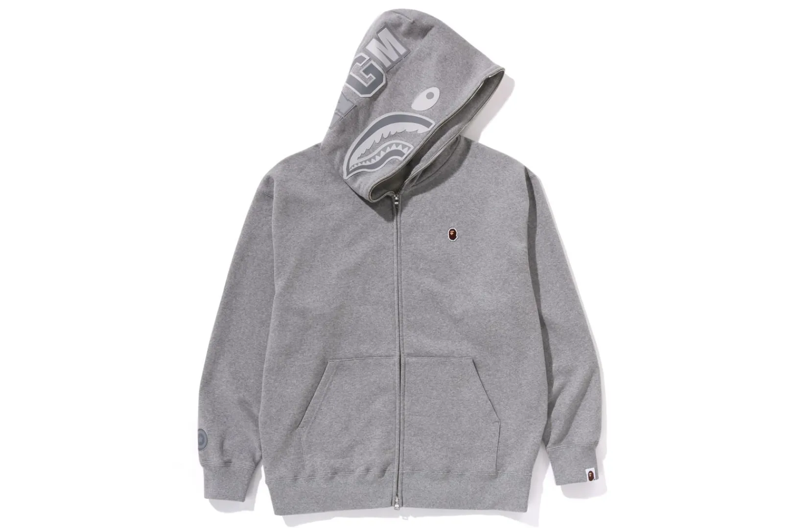 one_point_ape_head_shark_relaxed_fit_full_zip_hoodie_mens_6.webp 0ZX ONE POINT APE HEAD SHARK RELAXED FIT FULL ZIP HOODIE MENS Best