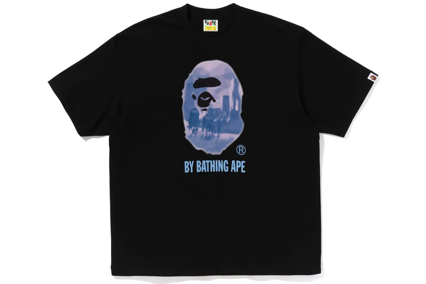 0ZX PAINTING BY BATHING APE RELAXED FIT TEE MENS Flash Sale
