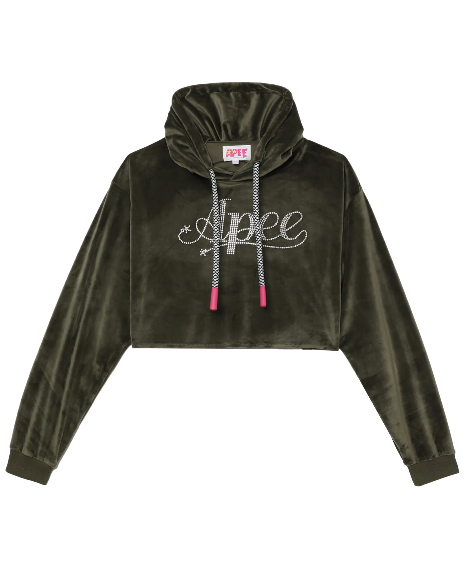 0PX SWW214001L/KURZER HOODIE MIT STICKEREI L Shop