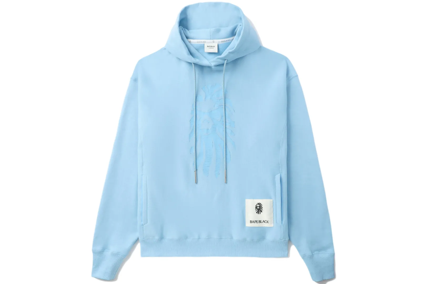 BBK SCHWARZER BAPE-KAPUZENPULLI MIT LOGO Clearance