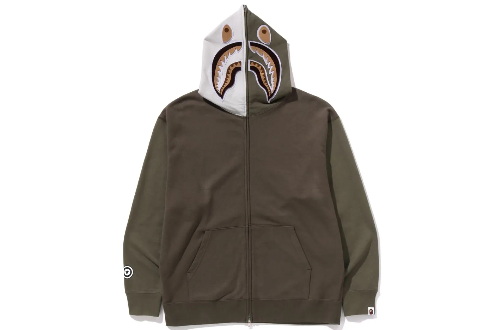 0ZX SHARK FULL ZIP HOODIE #2 MENS New