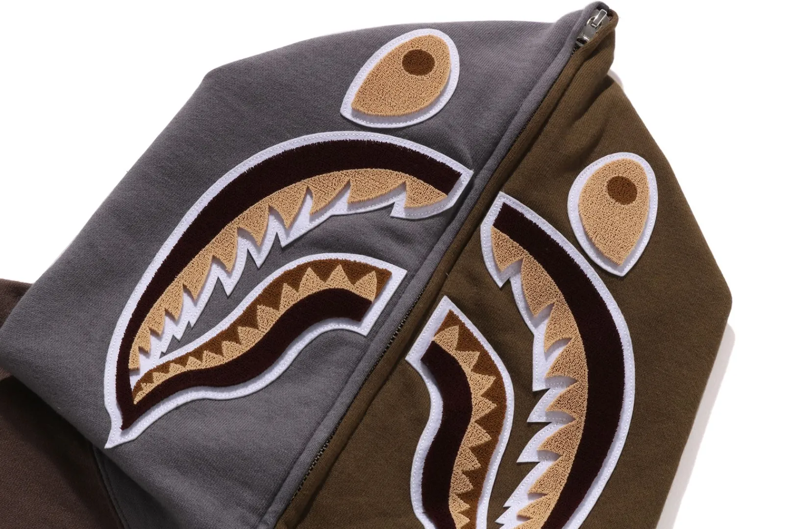 shark_full_zip_hoodie__mens_2.webp 0ZX SHARK FULL ZIP HOODIE #2 MENS New