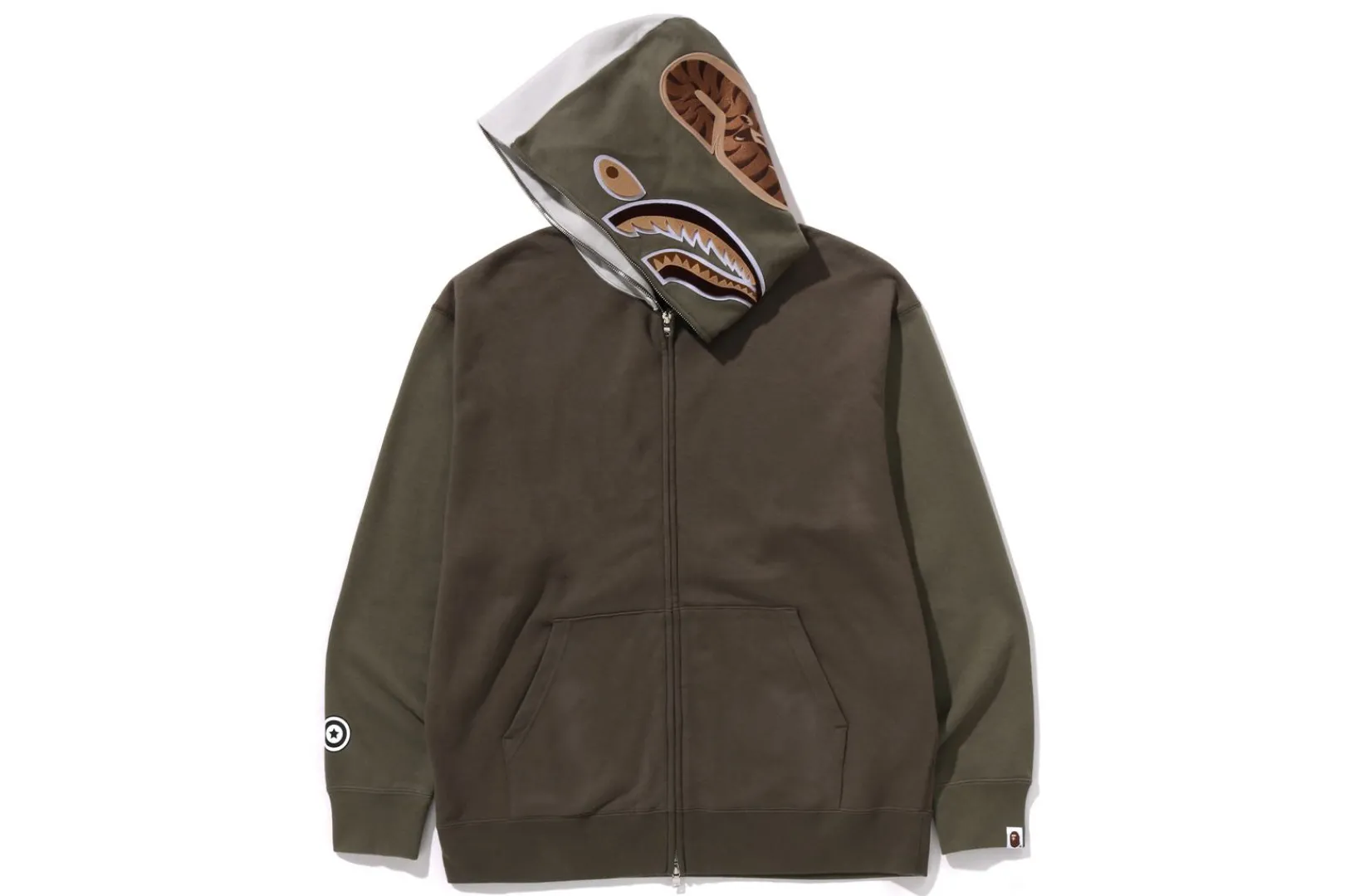 shark_full_zip_hoodie__mens_4.webp 0ZX SHARK FULL ZIP HOODIE #2 MENS New