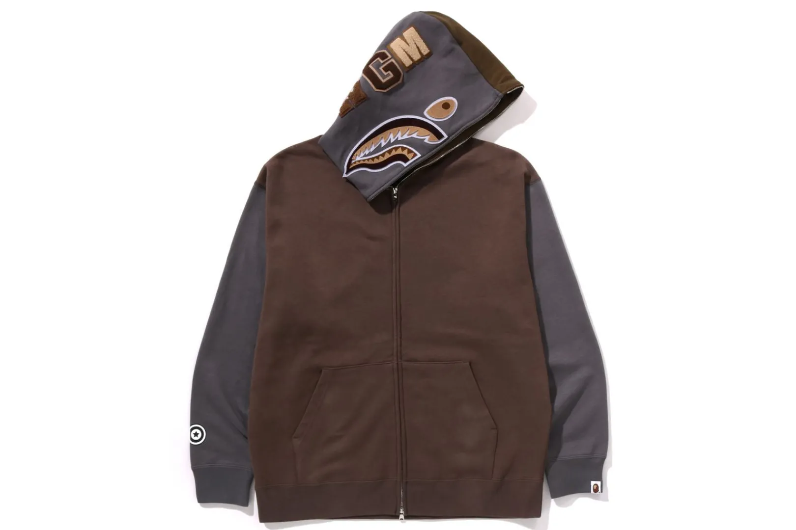 shark_full_zip_hoodie__mens_8.webp 0ZX SHARK FULL ZIP HOODIE #2 MENS New