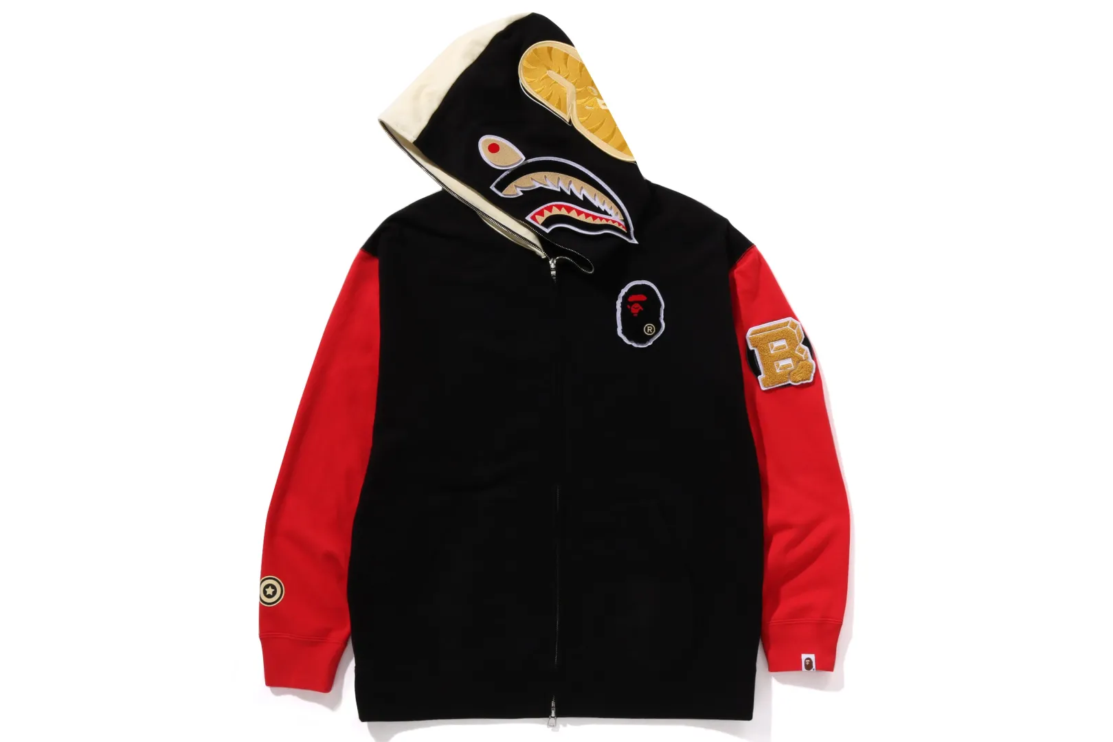 shark_full_zip_hoodie_china_mens_2.webp 0ZX SHARK FULL ZIP HOODIE CHINA MENS BLACK Flash Sale