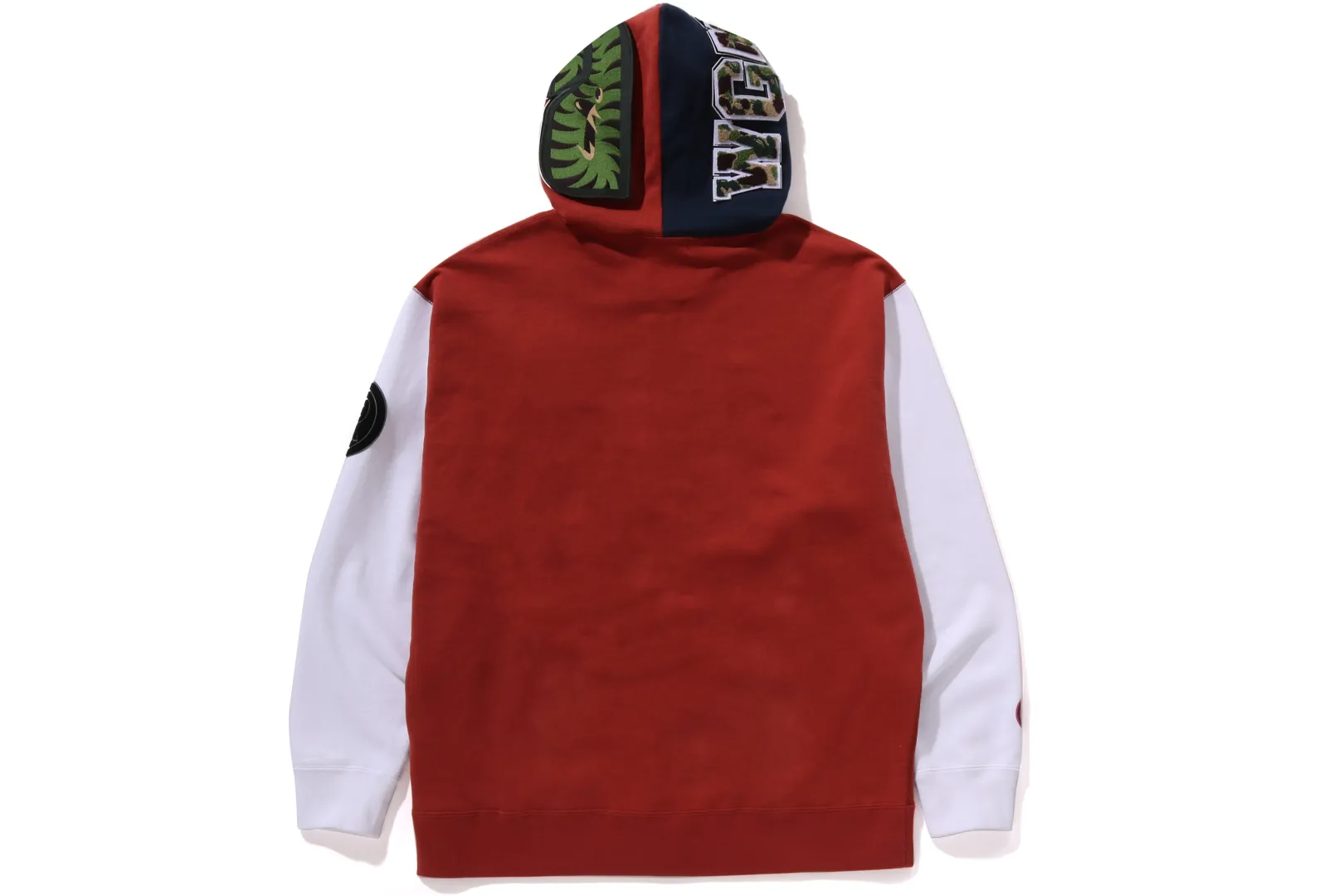 shark_full_zip_hoodie_france_mens_3.webp 0ZX SHARK FULL ZIP HOODIE FRANCE MENS BURGUNDY Discount