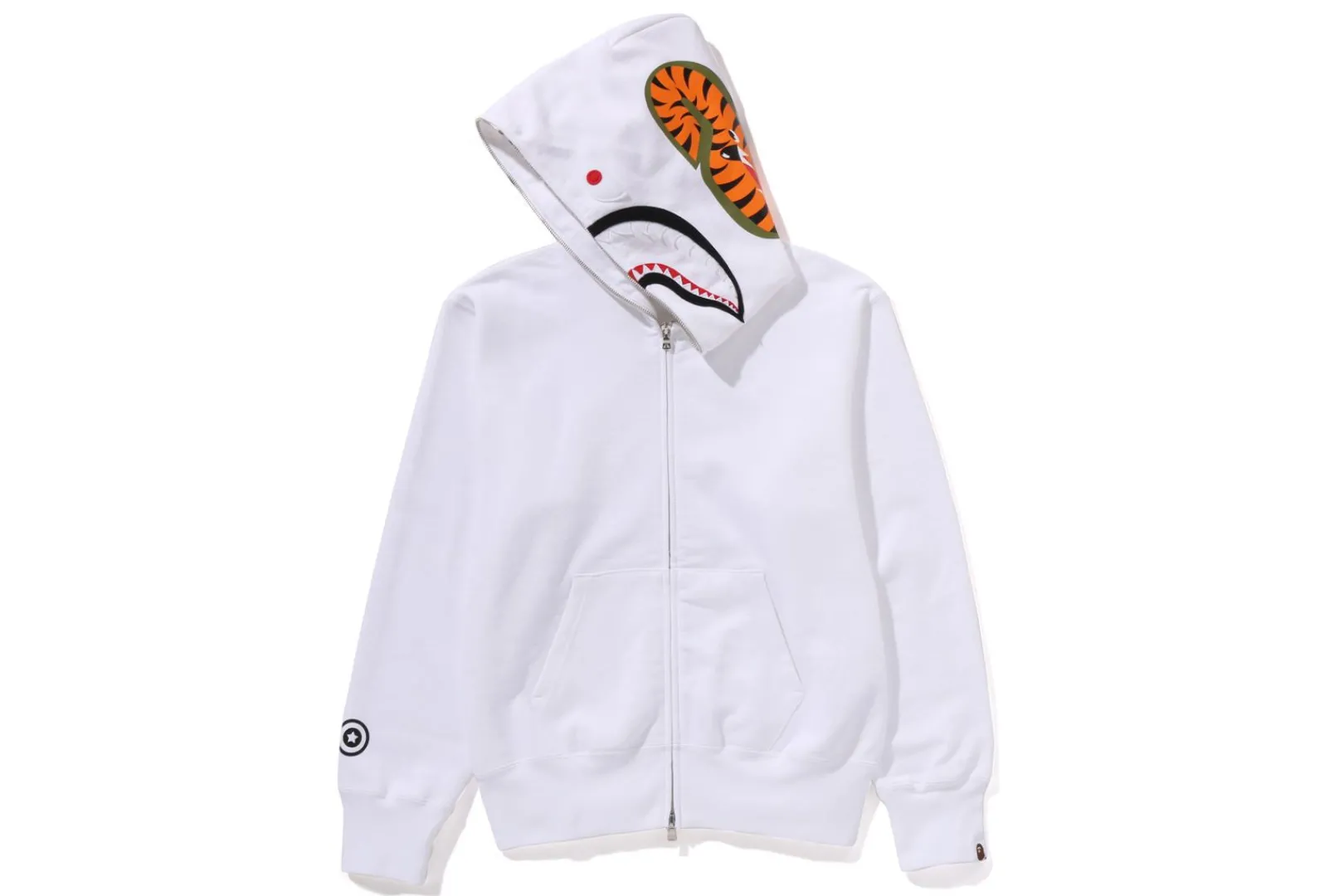 0ZX SHARK FULL ZIP HOODIE LADIES Online