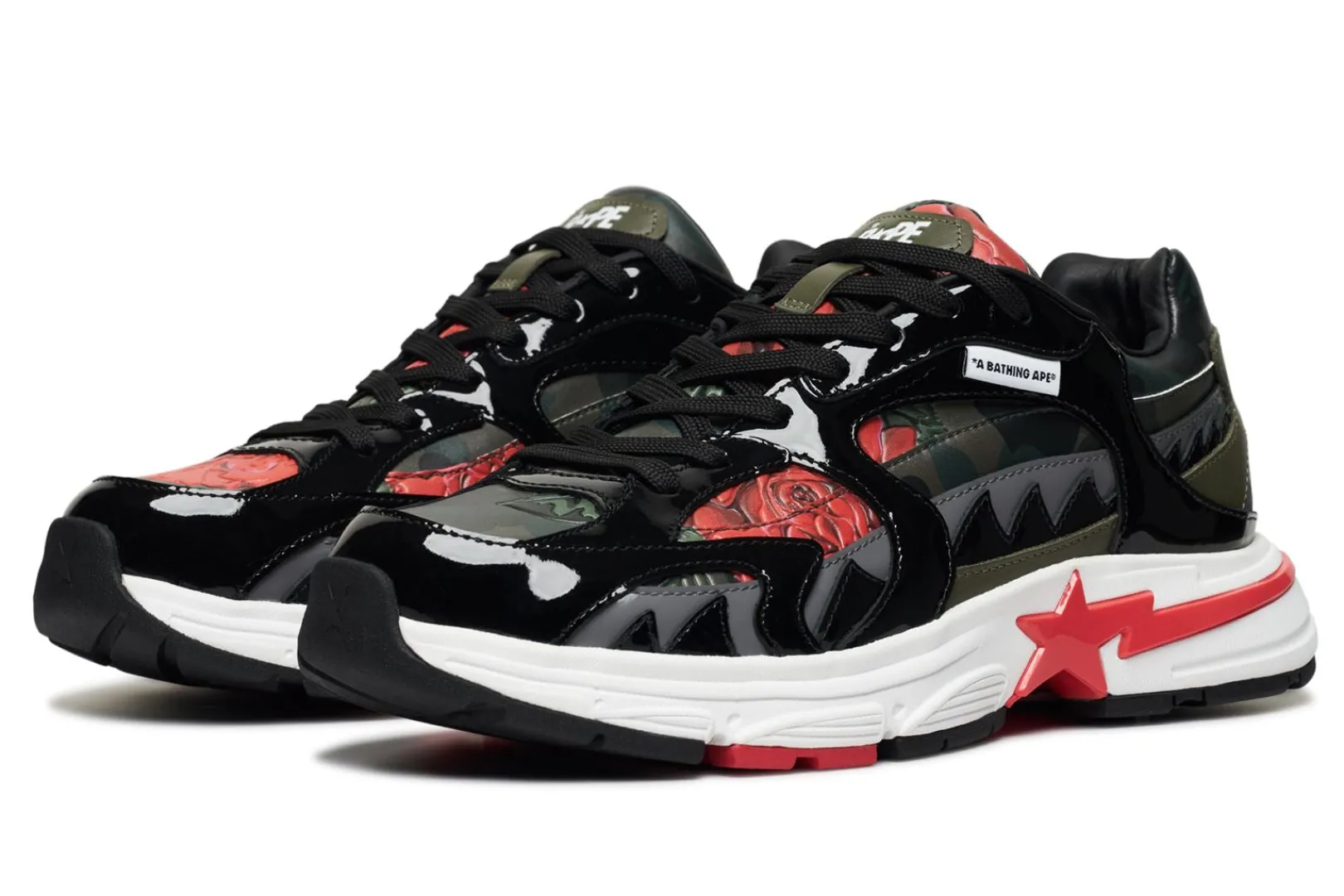 0ZX SHARK STA BAPE X ASSC LADIES BLACK X MULTI Best