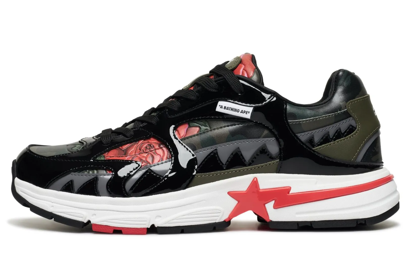 0ZX SHARK STA BAPE X ASSC LADIES BLACK X MULTI Best