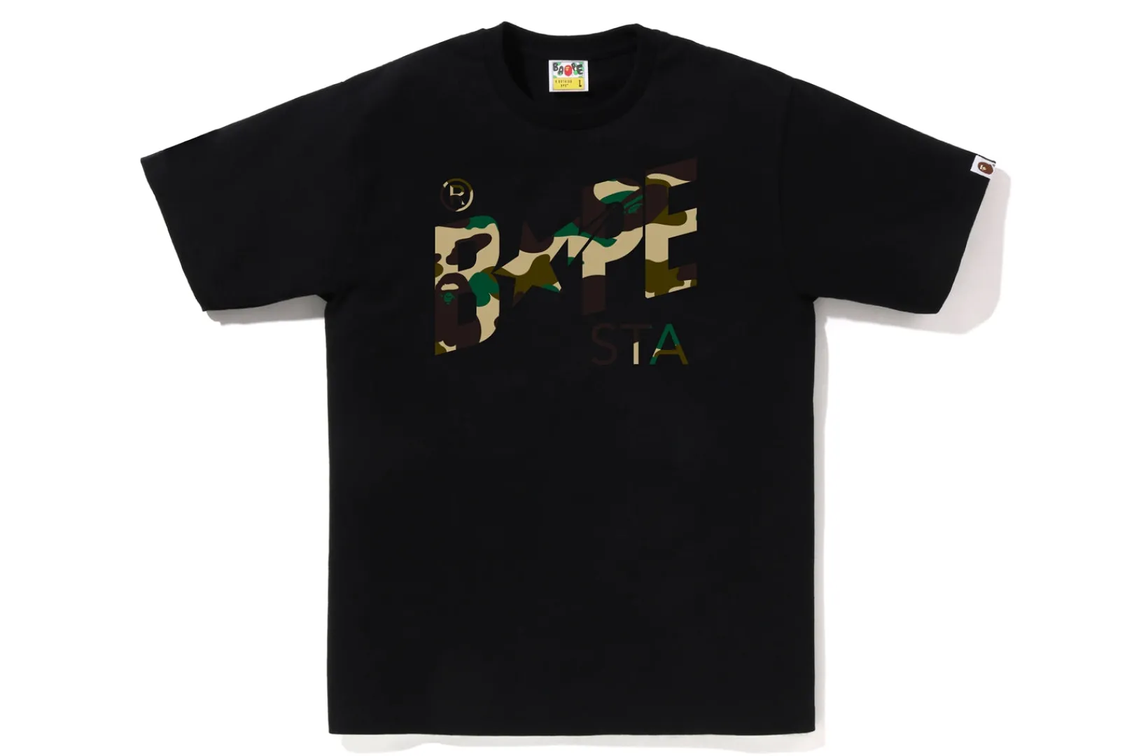 st_camo_bape_sta_tee_mens_2.webp 0ZX 1ST CAMO BAPE STA TEE MENS Clearance
