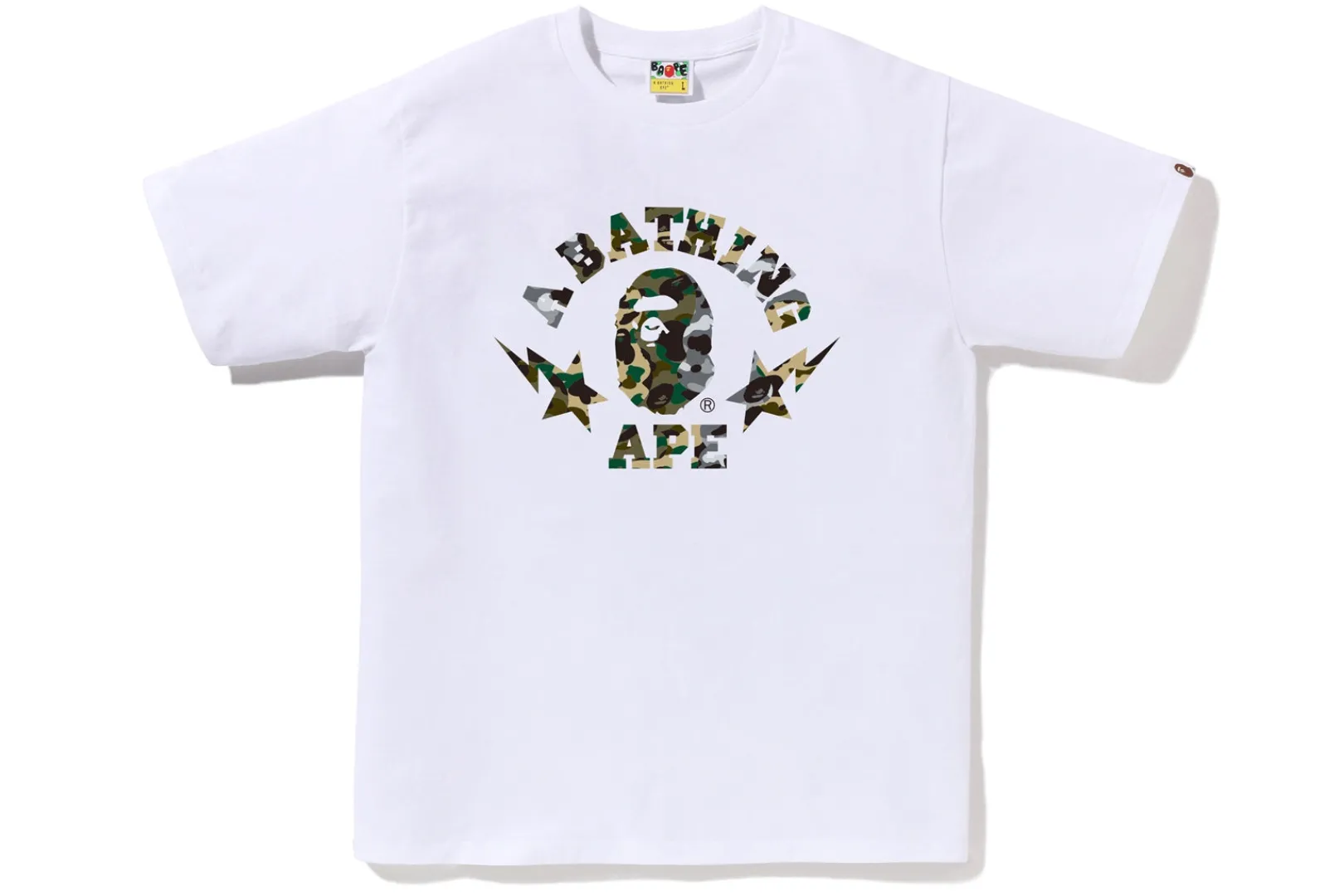 0ZX 1ST CAMO CRAZY STA COLLEGE TEE MENS Discount