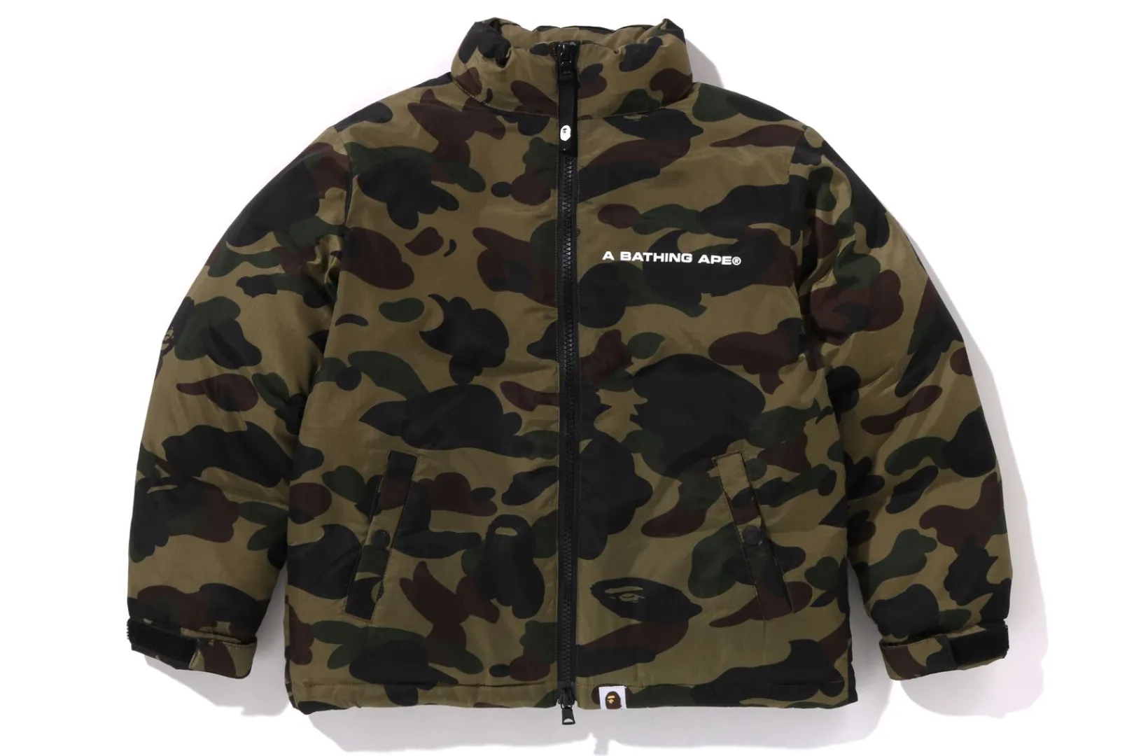 0ZX 1ST CAMO DOWN JACKET KIDS GREEN Best Sale